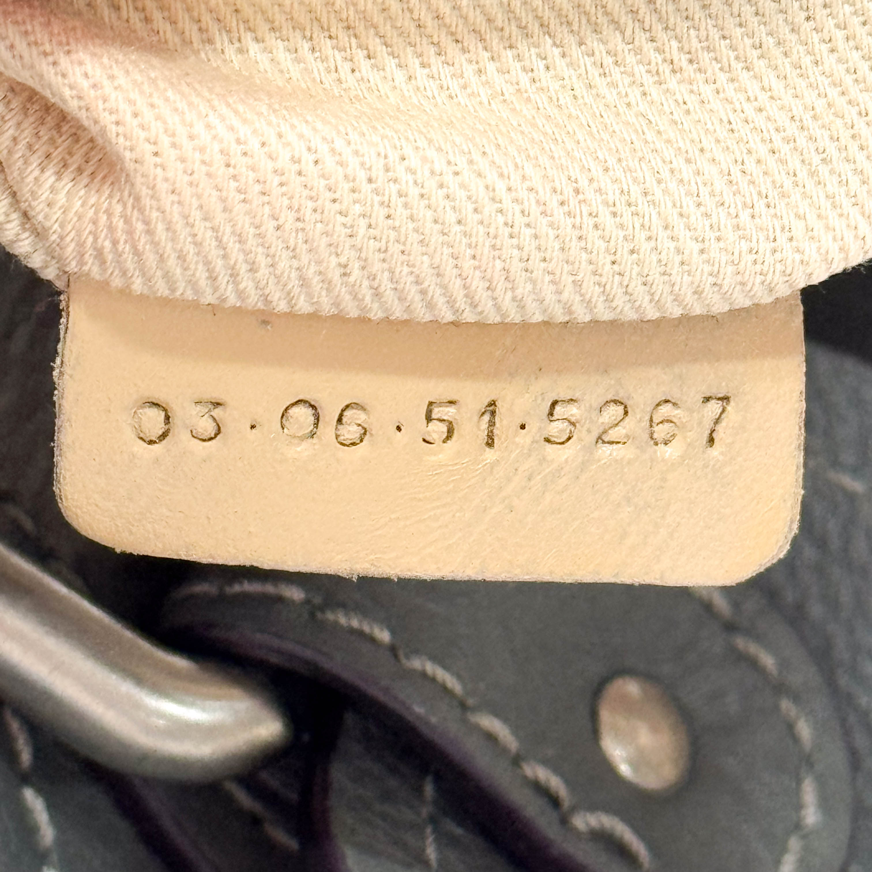 Paddington Grey Leather Shoulder Bag