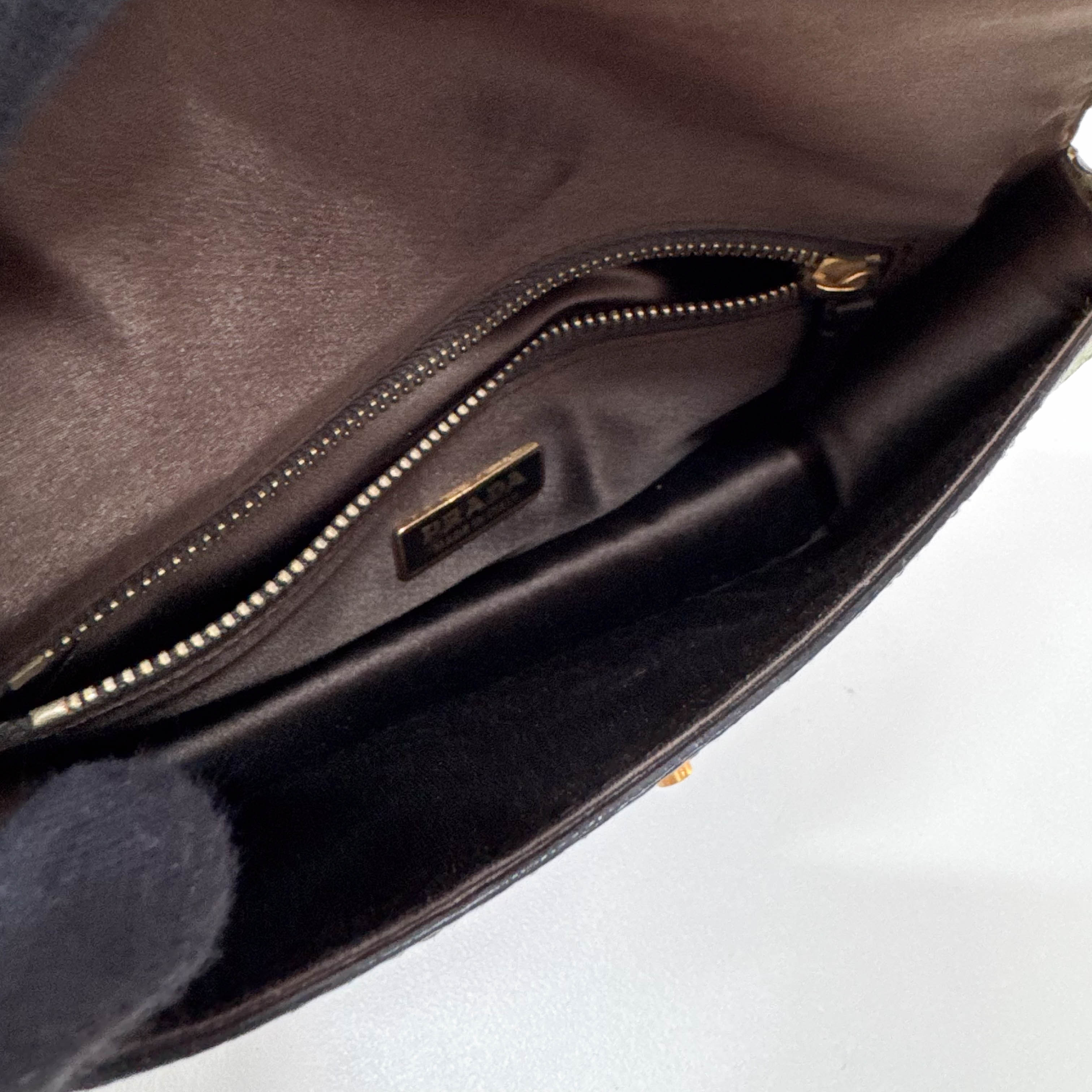 Green Leather Mini Shoulder Bag