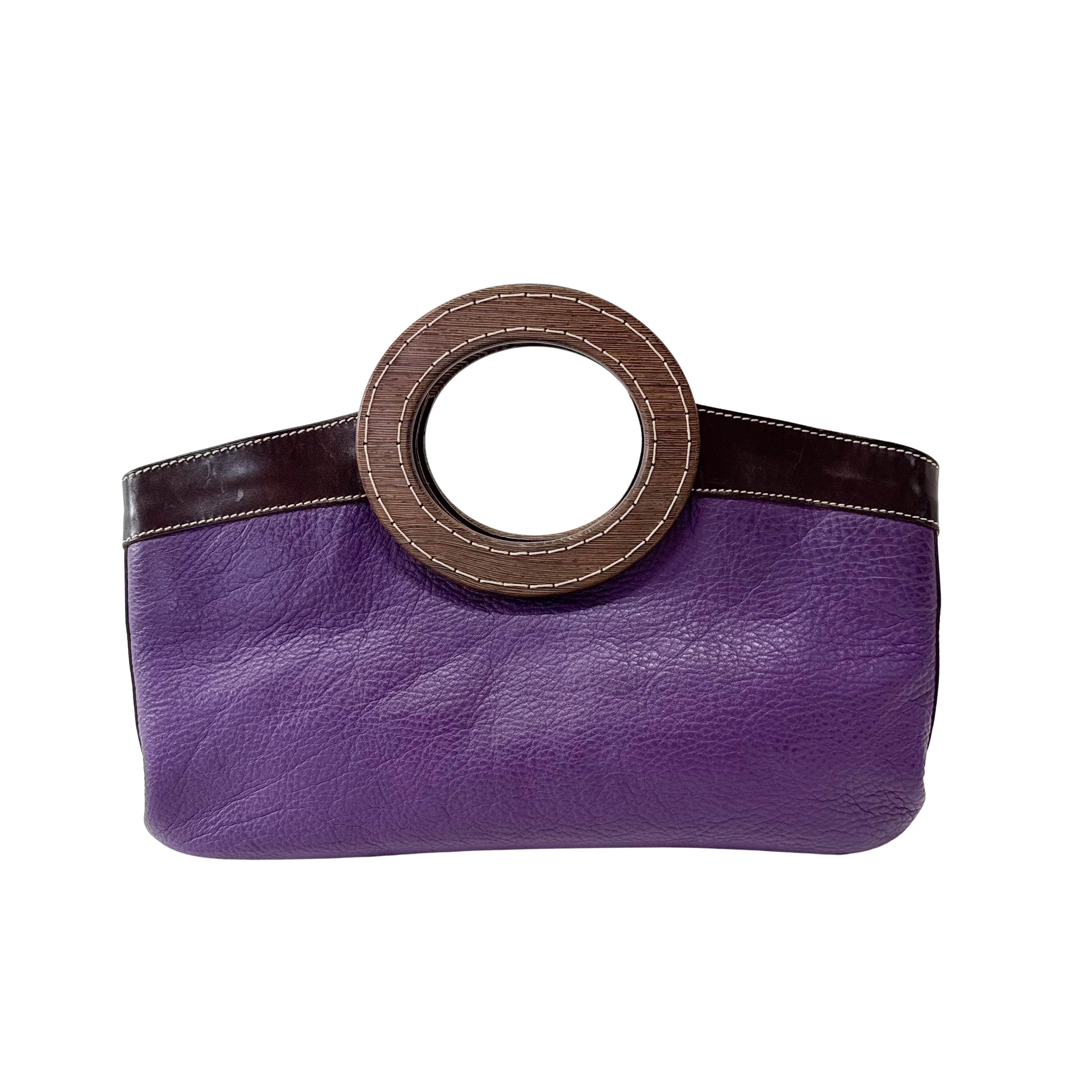 Archive Purple Leather Bag