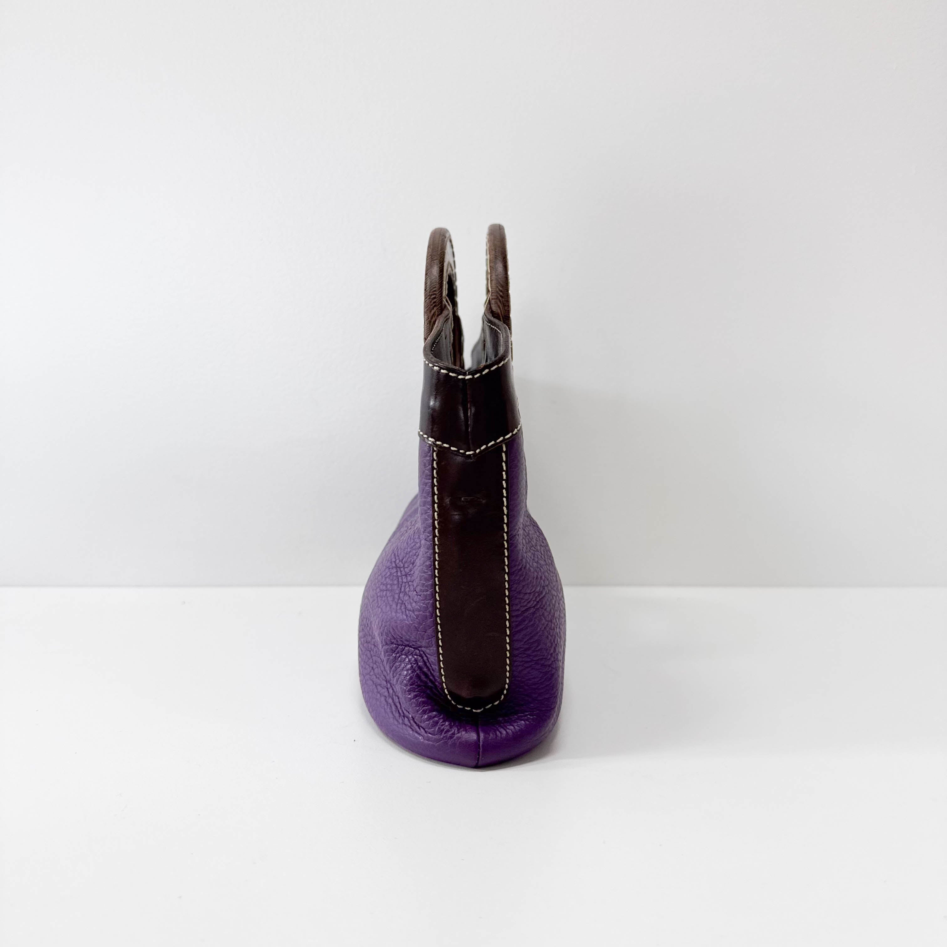 Archive Purple Leather Bag