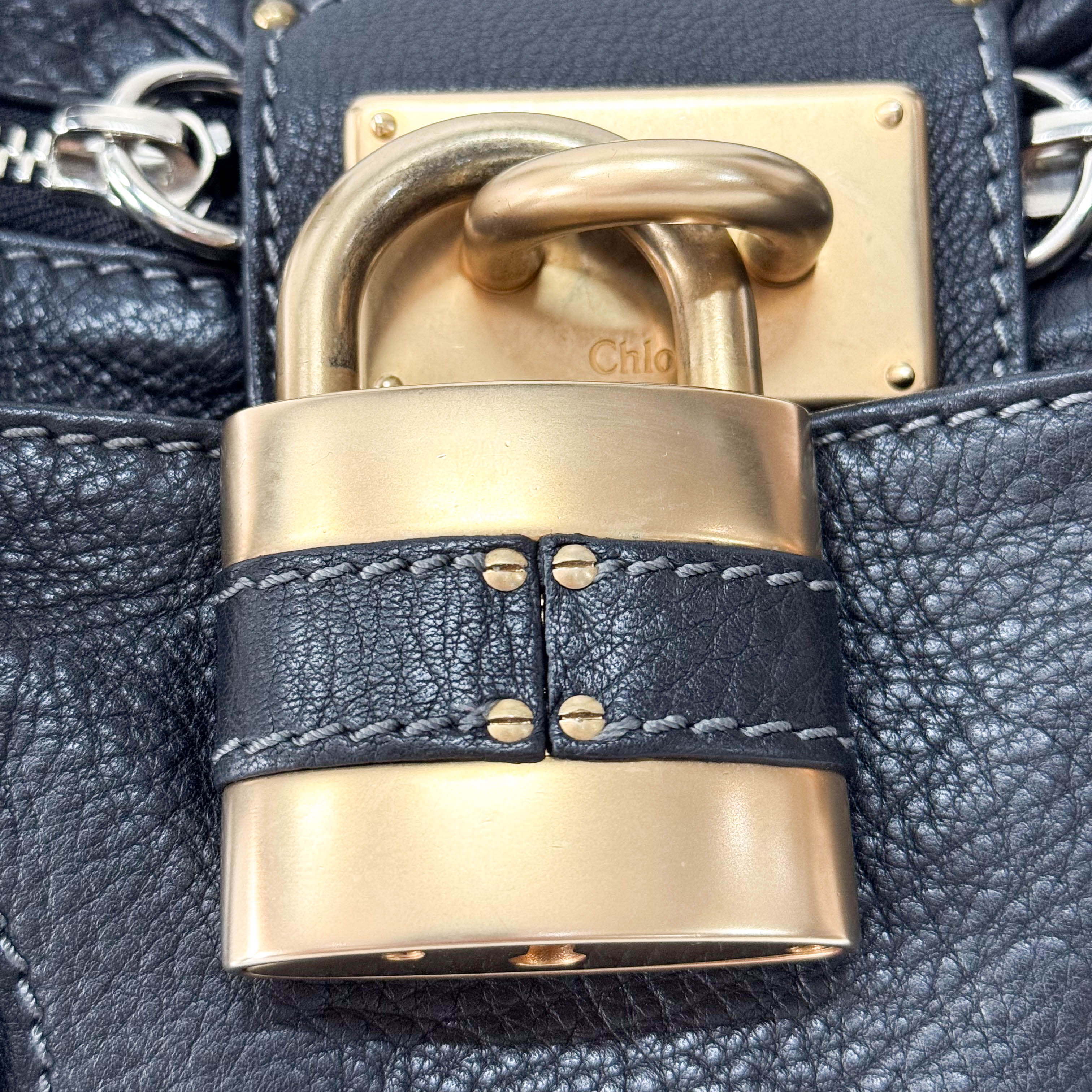 Paddington Black Leather Shoulder Bag