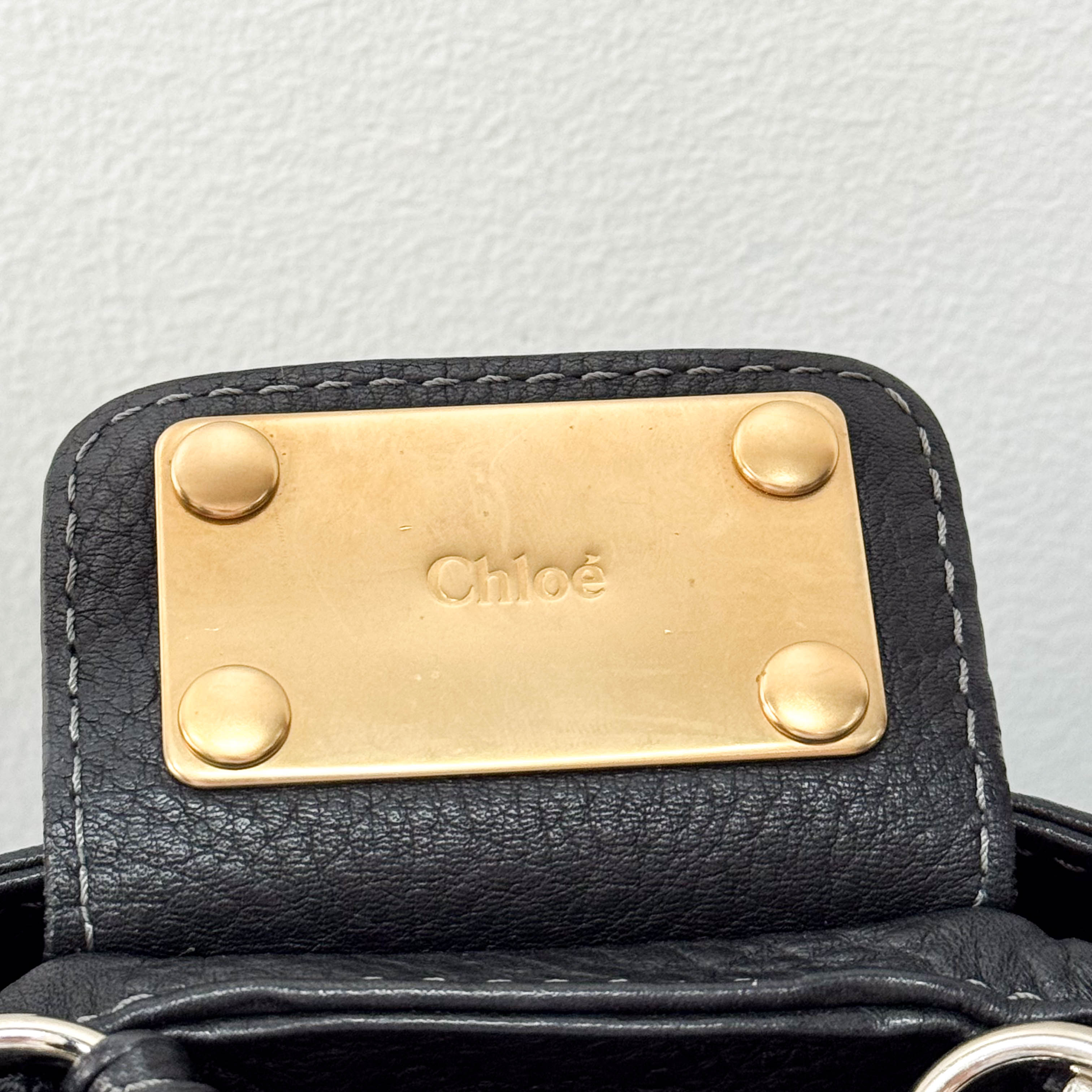 Paddington Black Leather Shoulder Bag