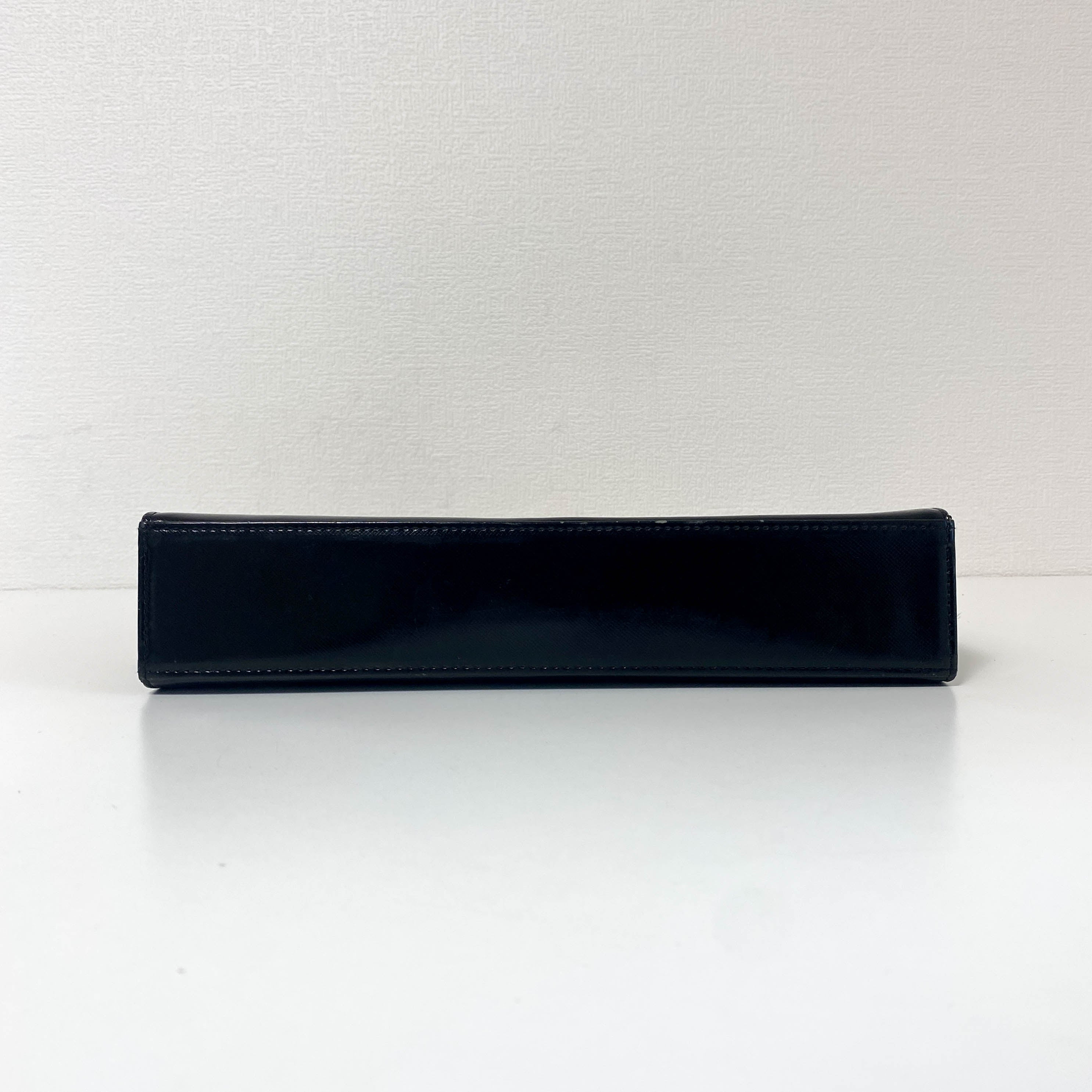 YSL Black Leather Top Handle Bag