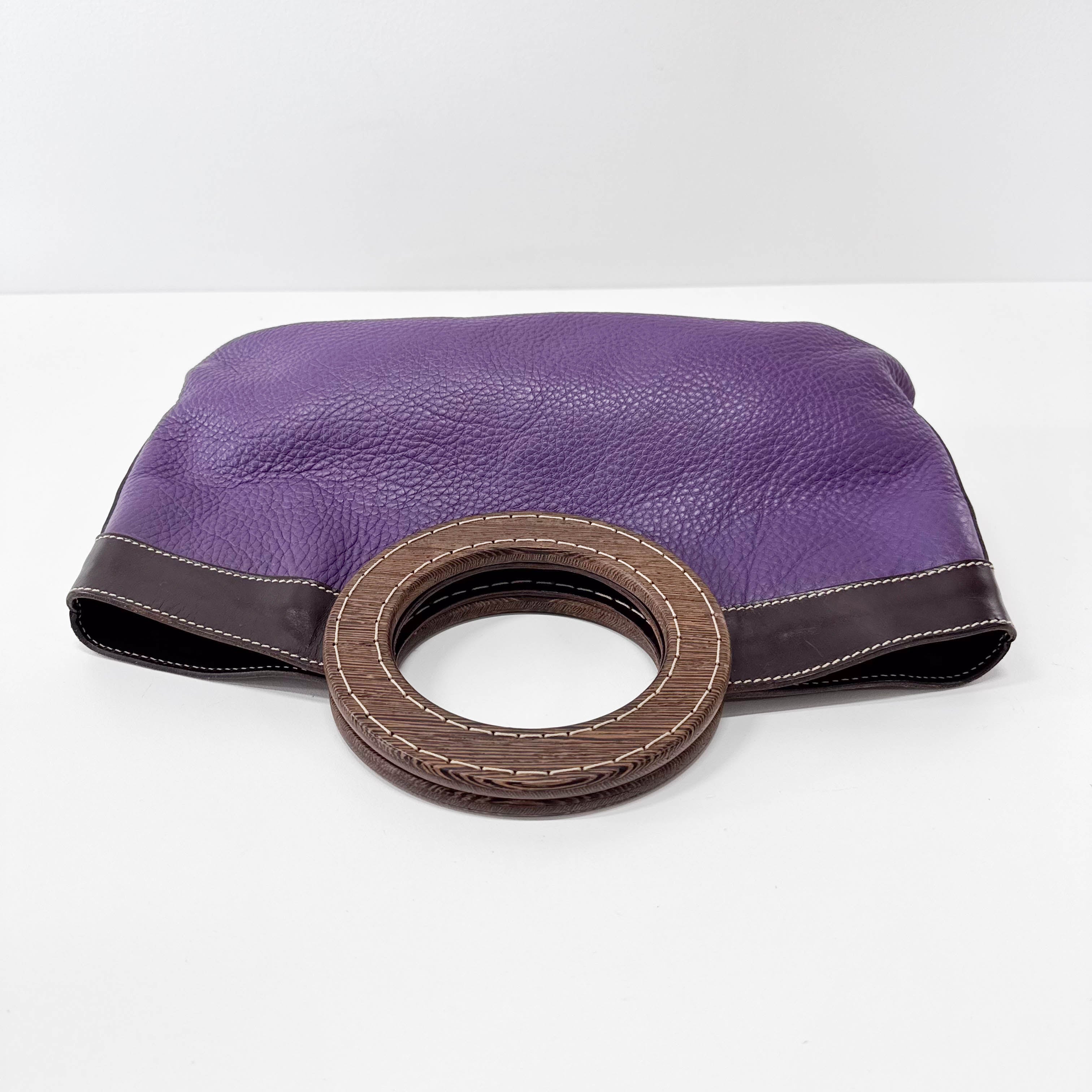 Archive Purple Leather Bag