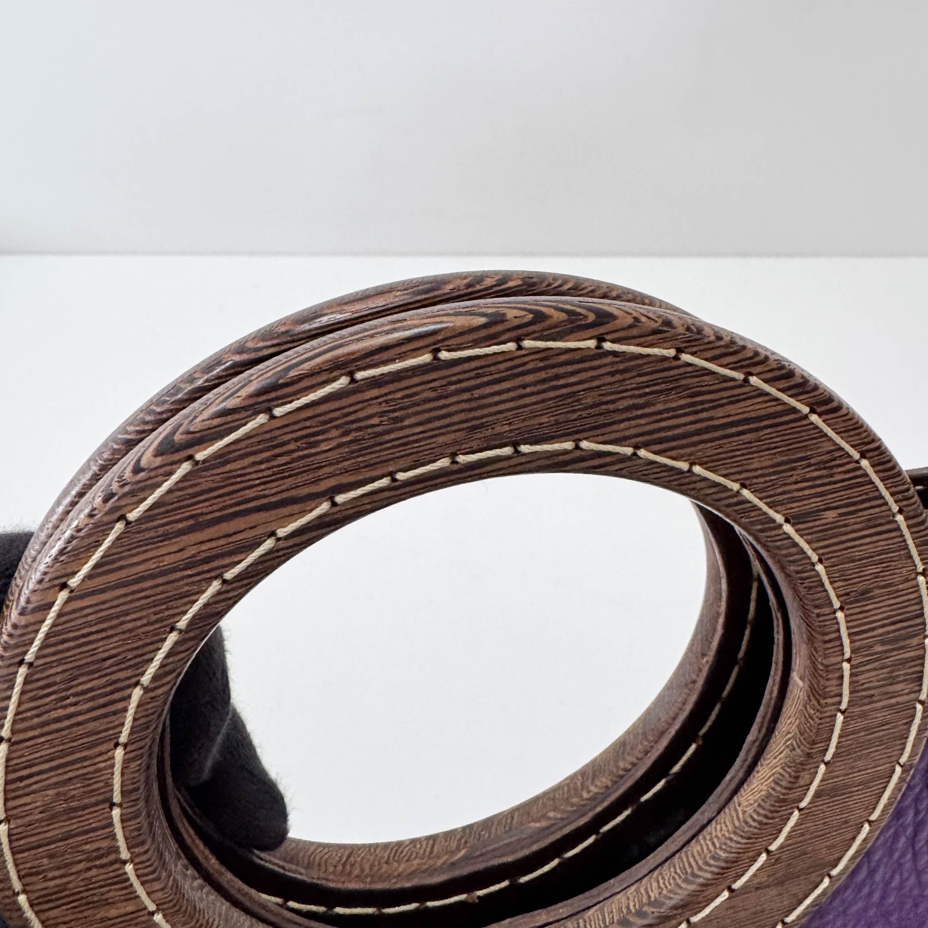 Archive Purple Leather Bag