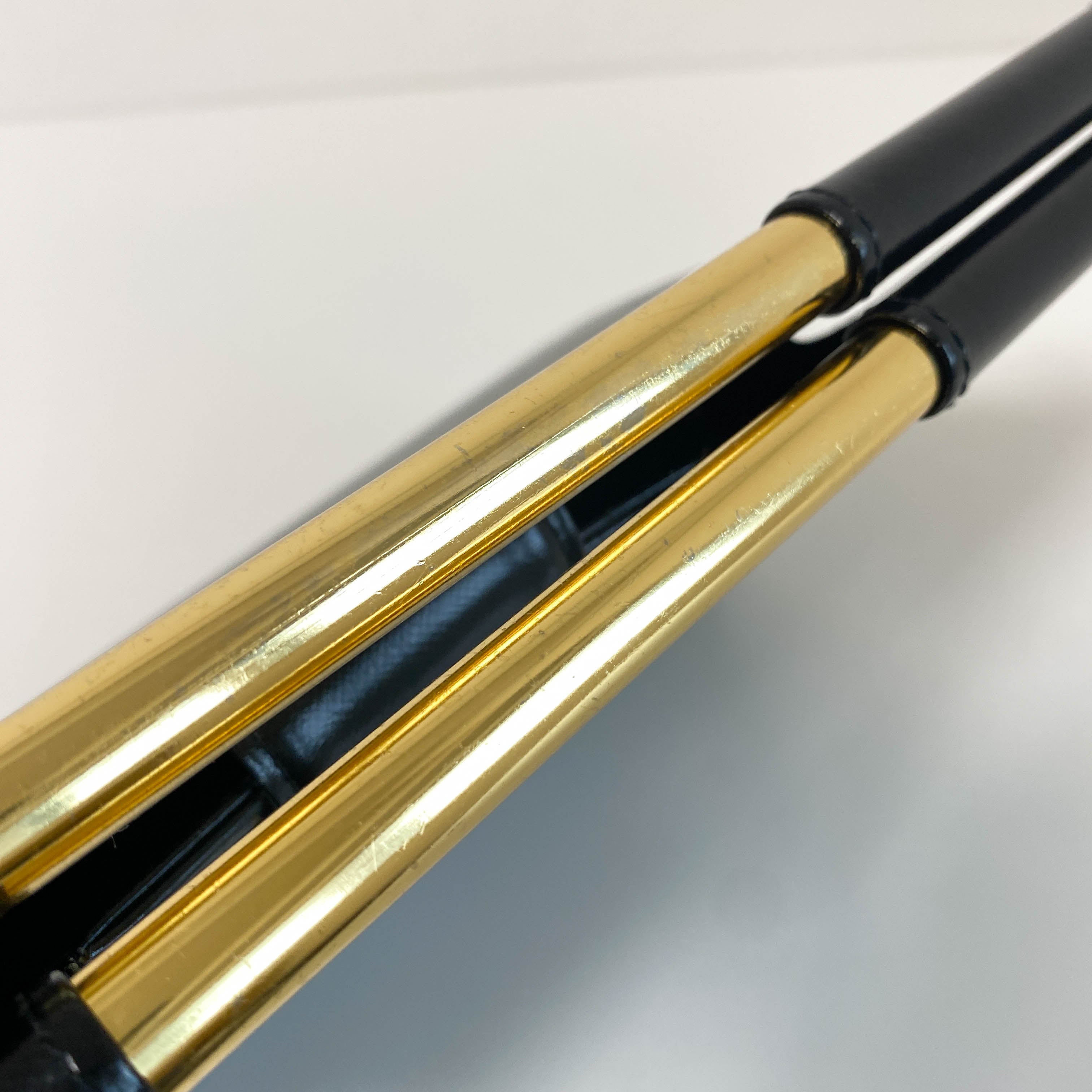 YSL Black Leather Top Handle Bag