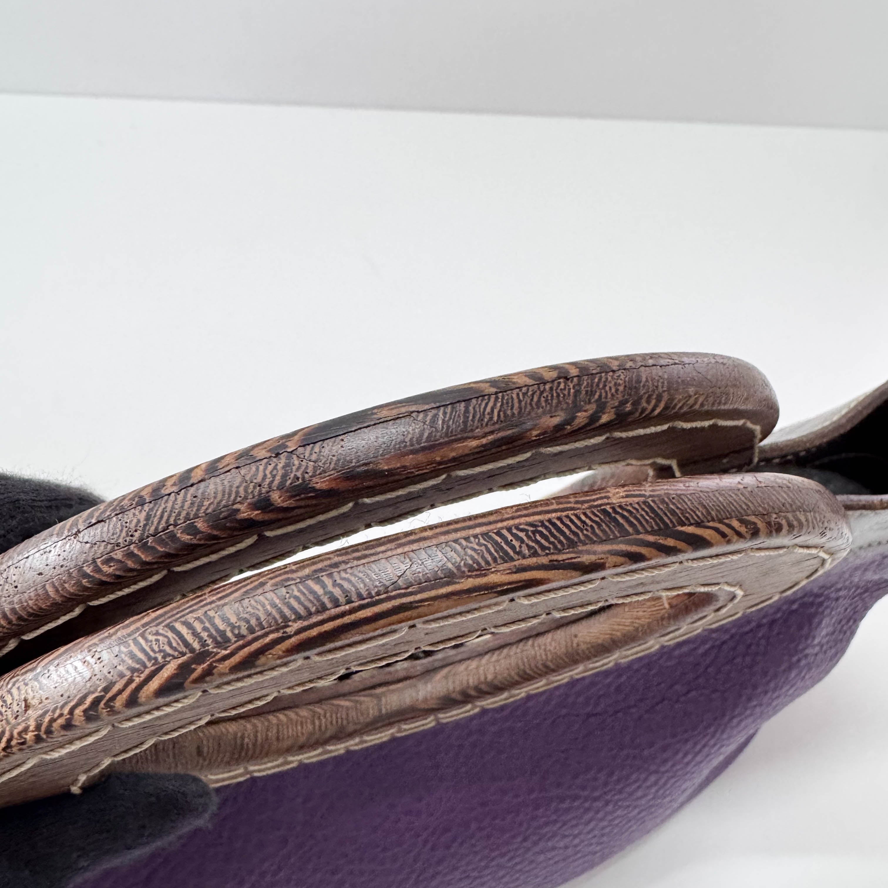 Archive Purple Leather Bag