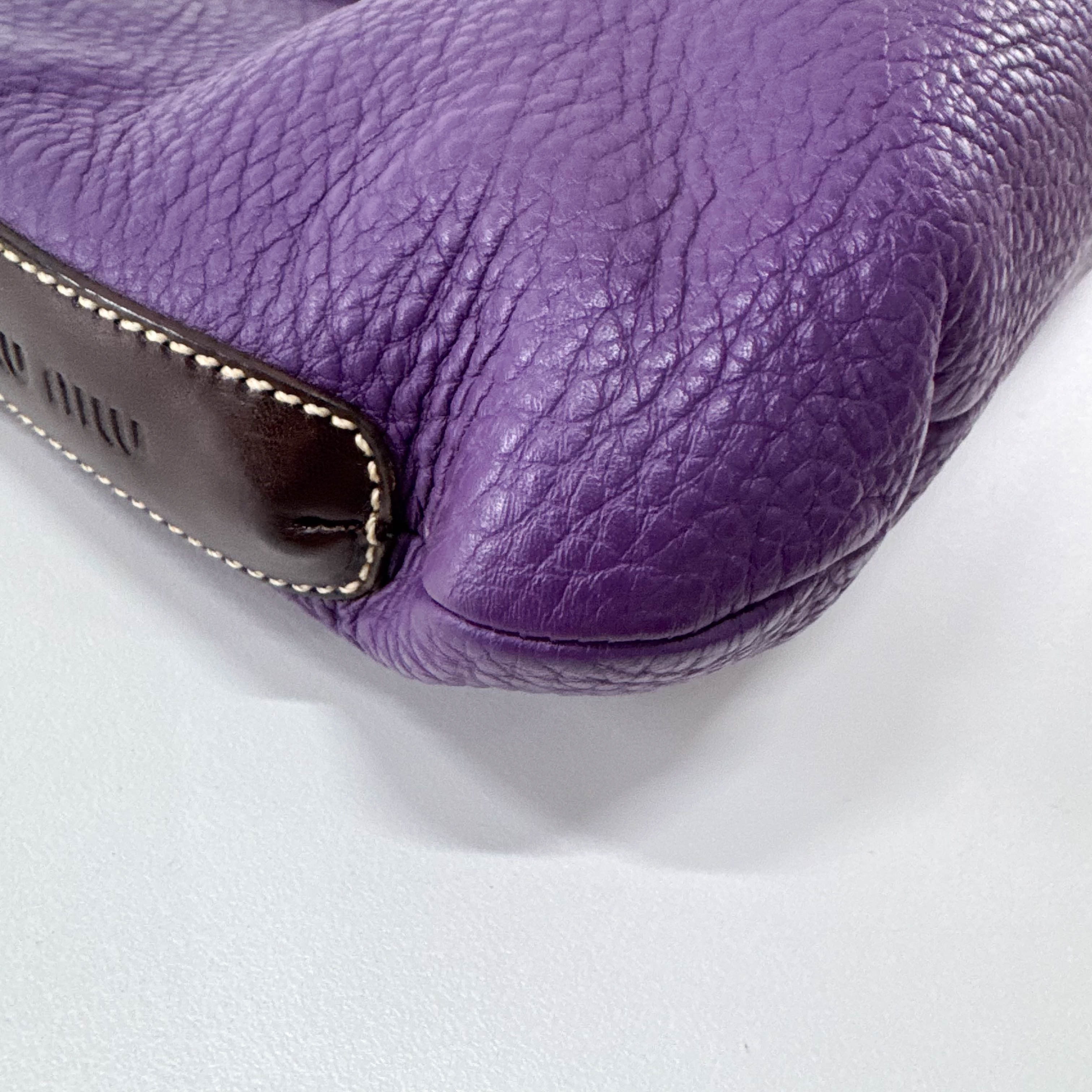 Archive Purple Leather Bag