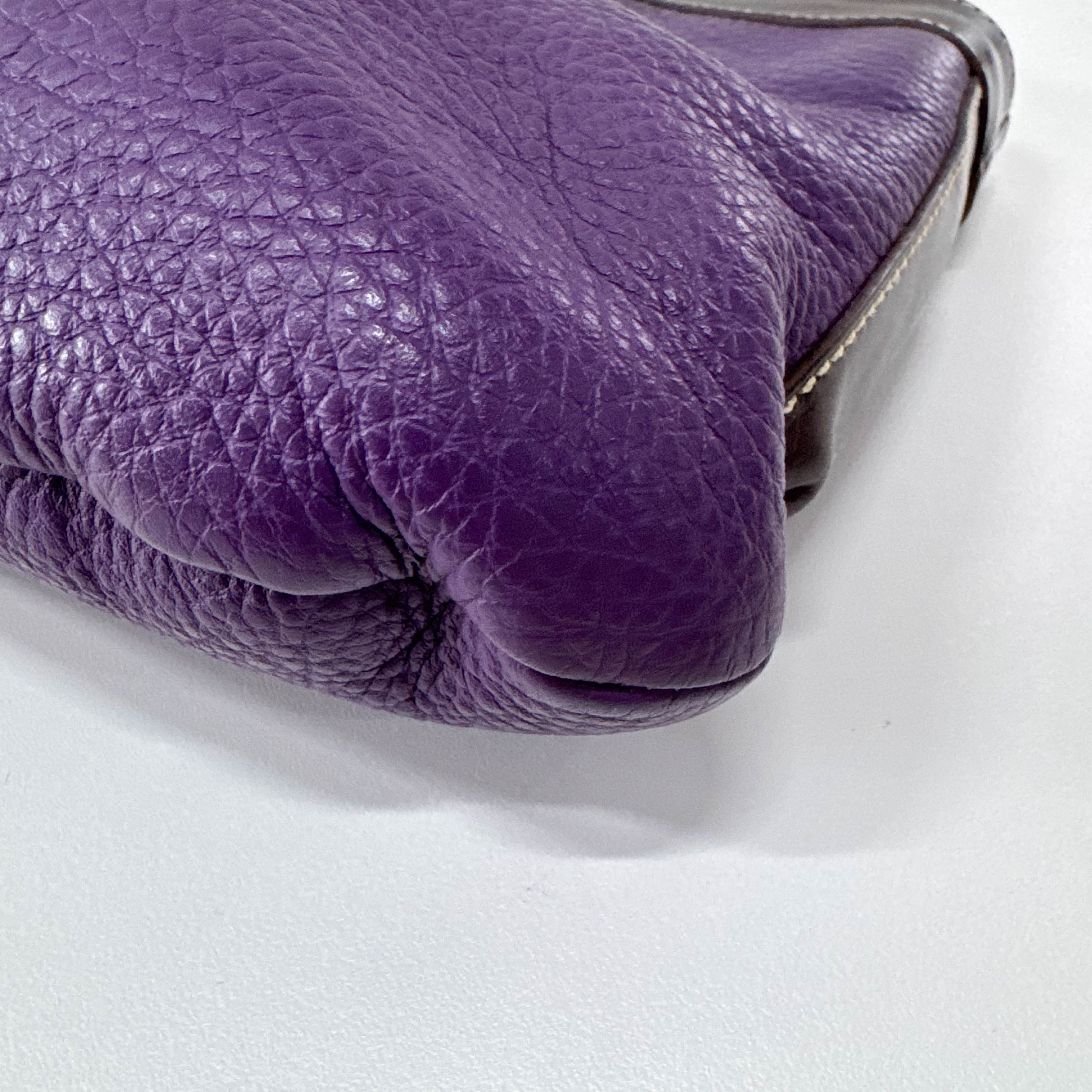 Archive Purple Leather Bag