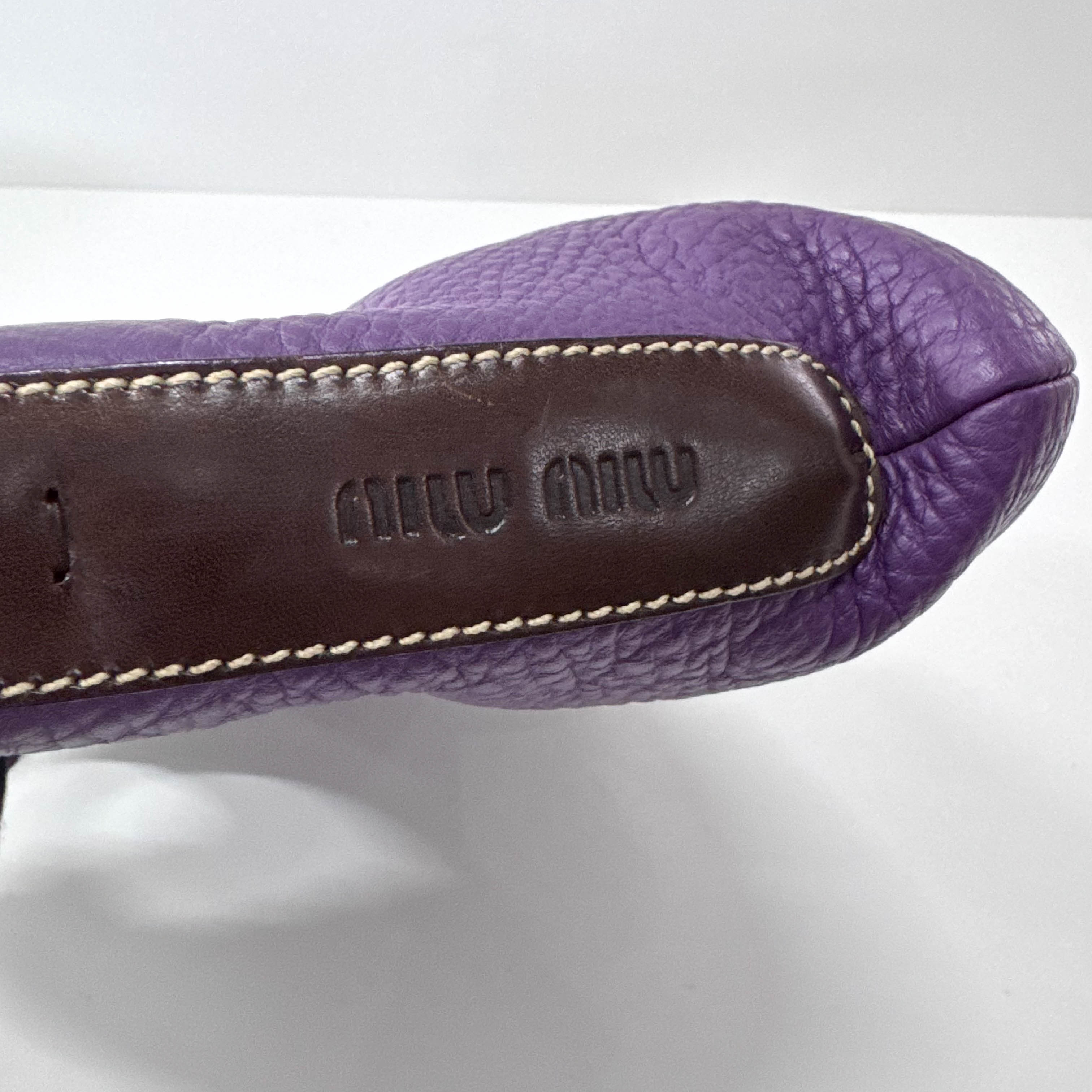 Archive Purple Leather Bag