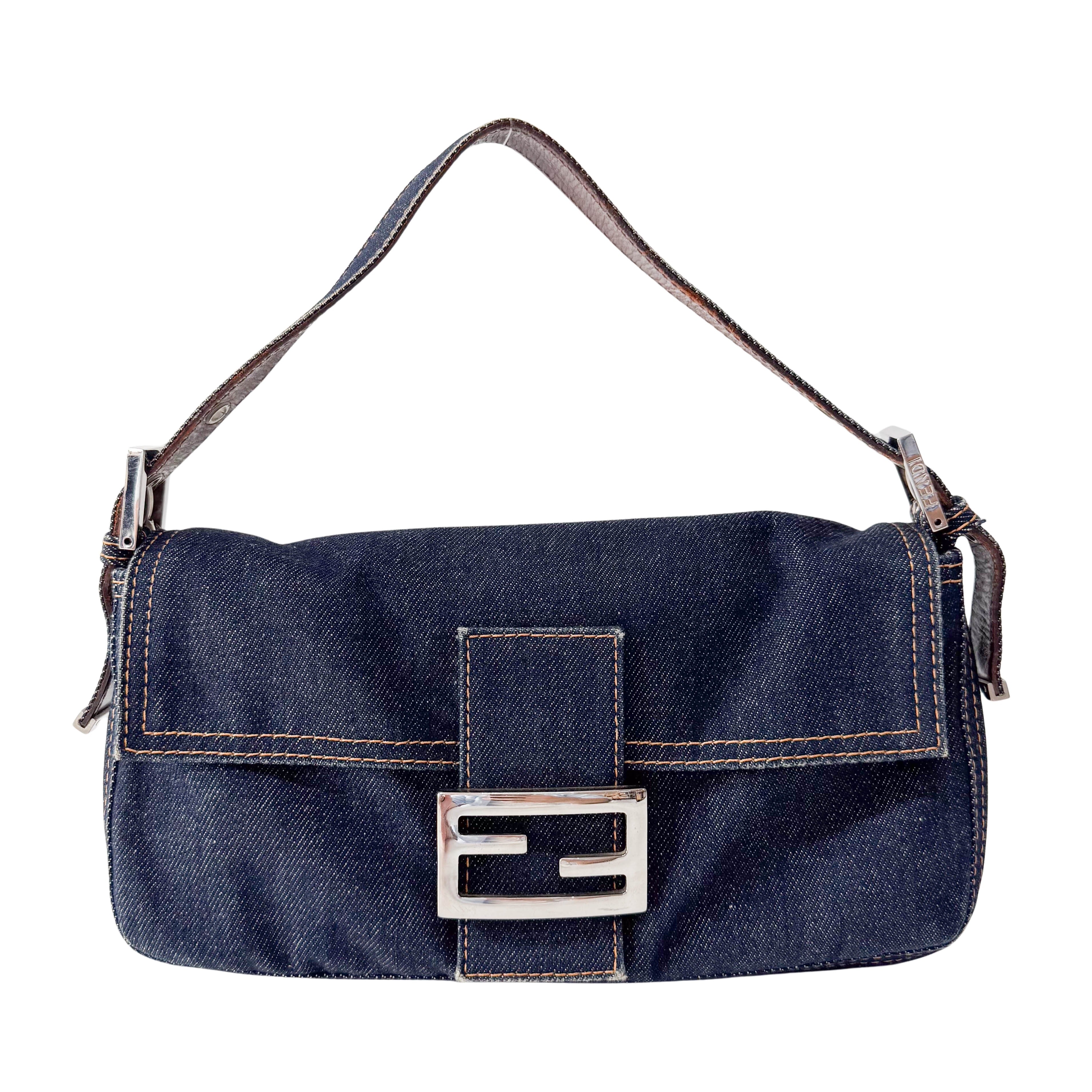 Baguette Denim Bag