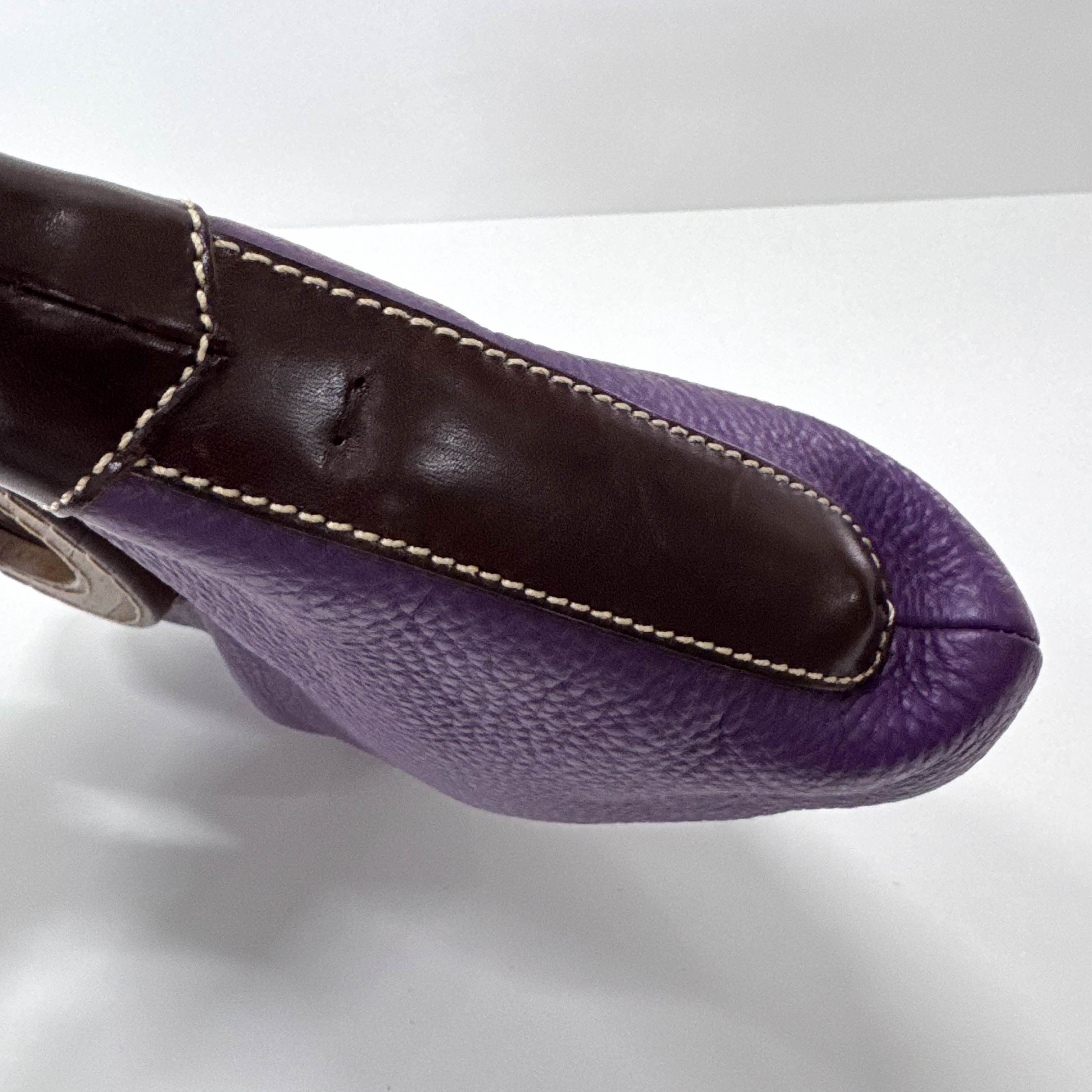 Archive Purple Leather Bag