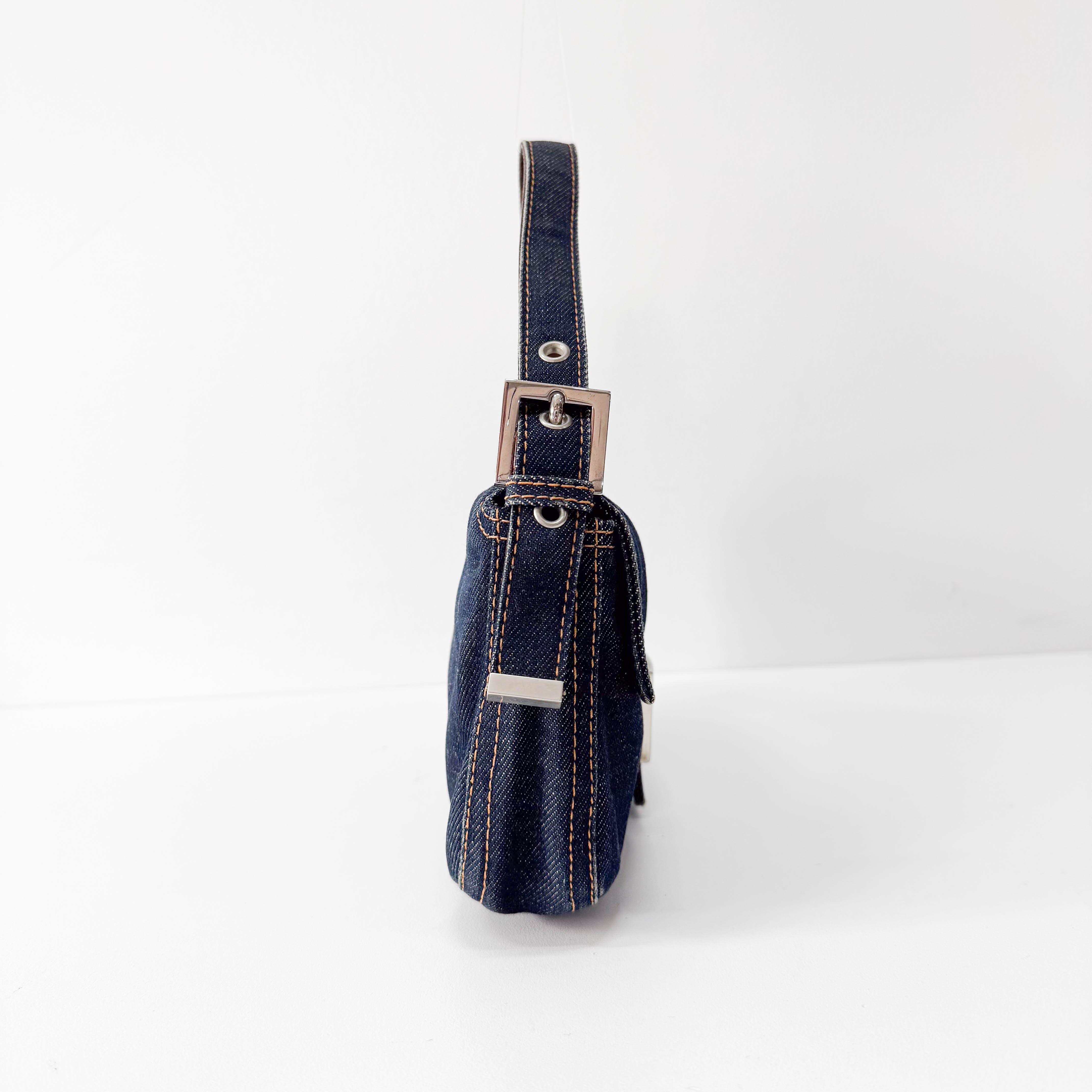 Baguette Denim Bag