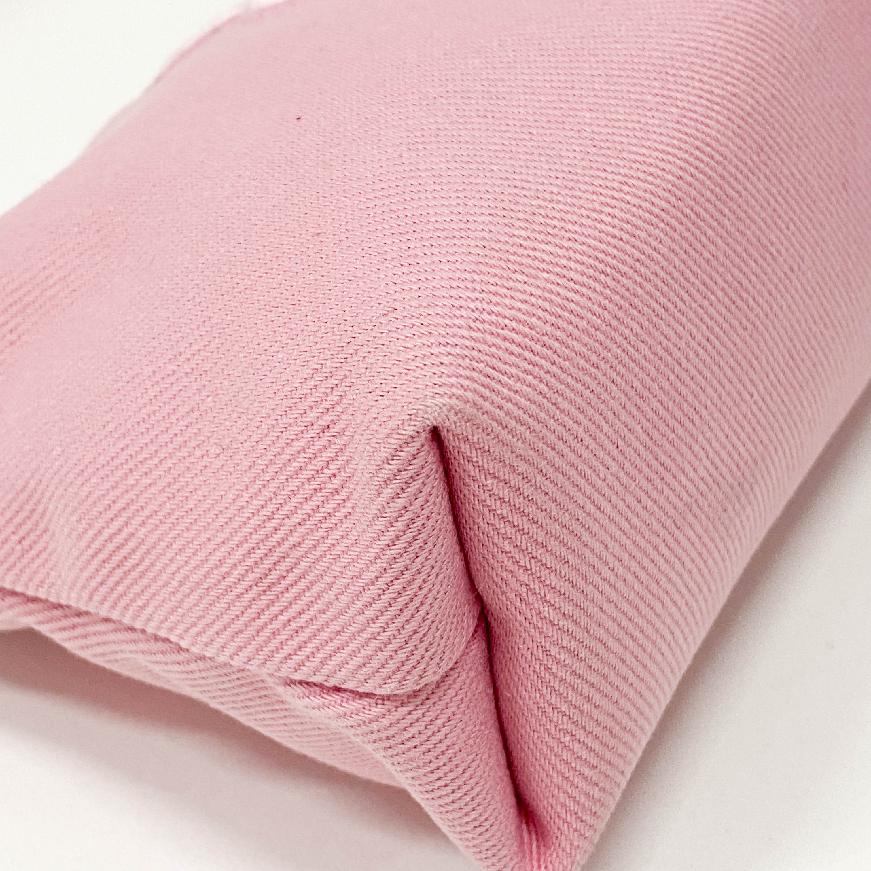 Mini Pink Canvas Shoulder Bag