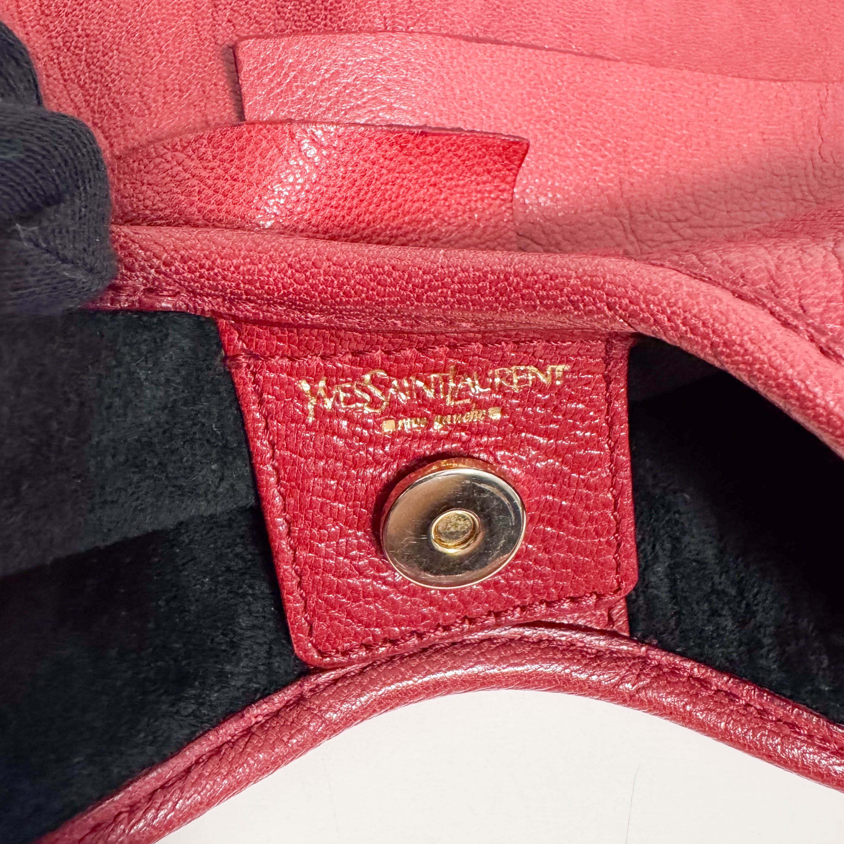 Saint-Tropez Frill Mini Shoulder Bag Red