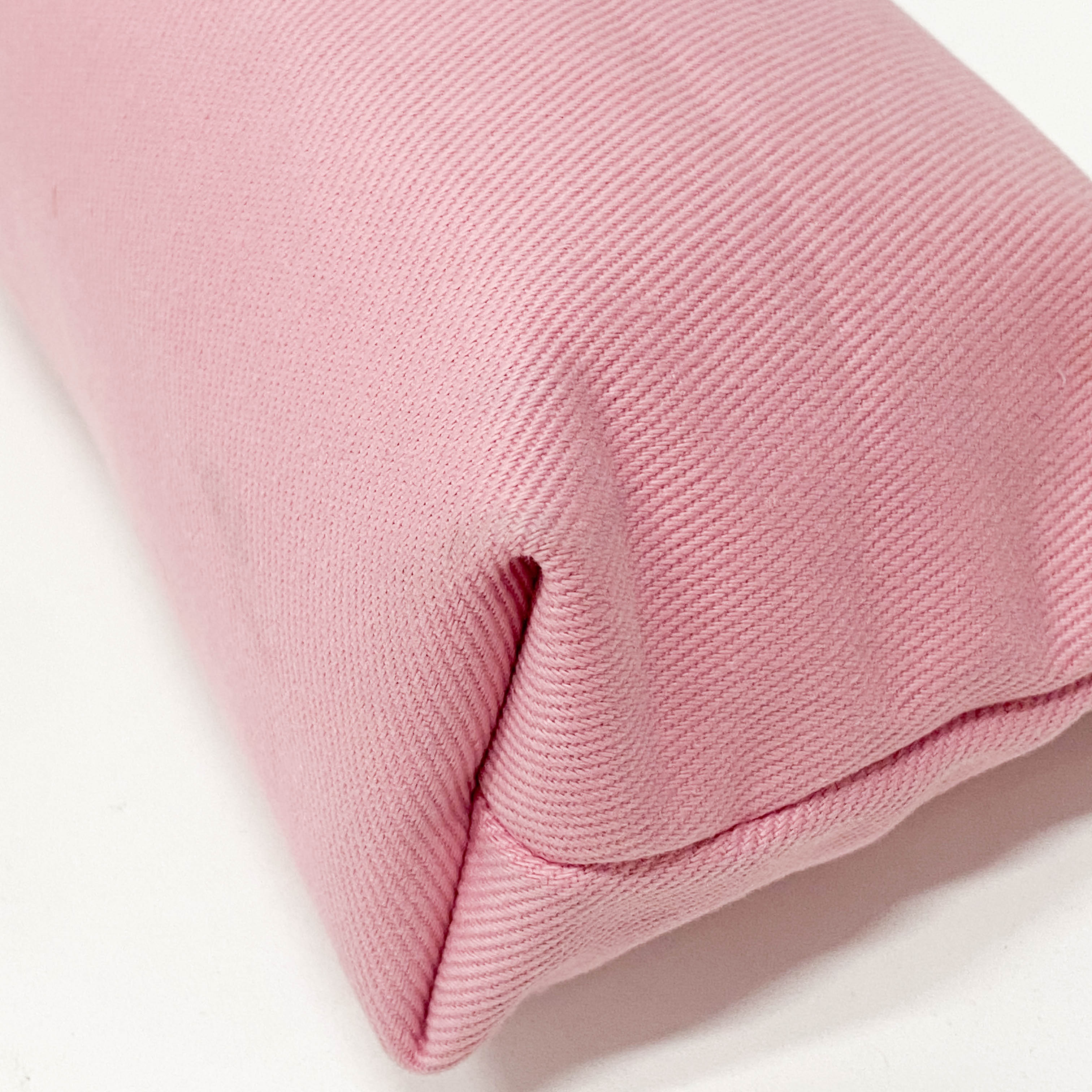 Mini Pink Canvas Shoulder Bag