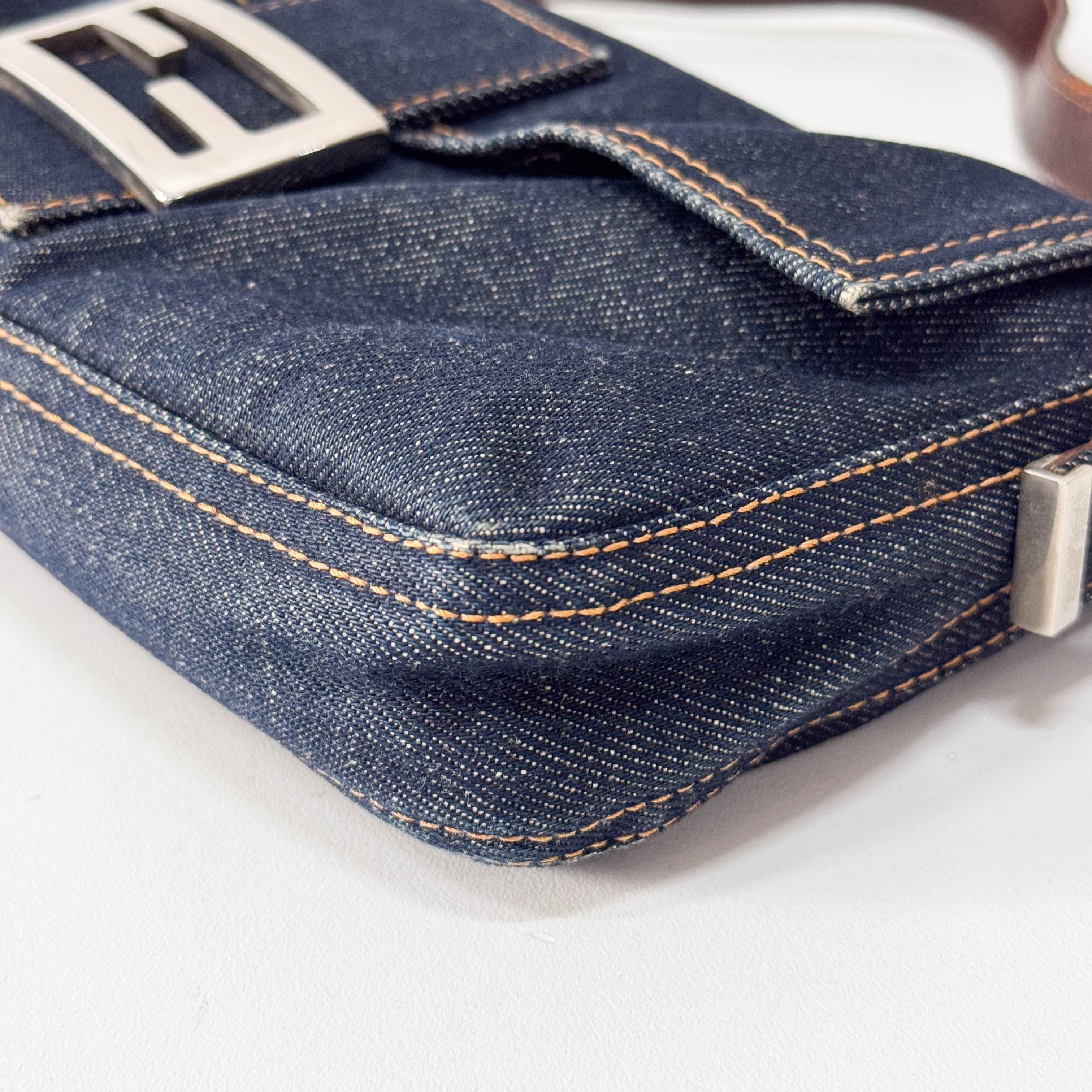 Baguette Denim Bag