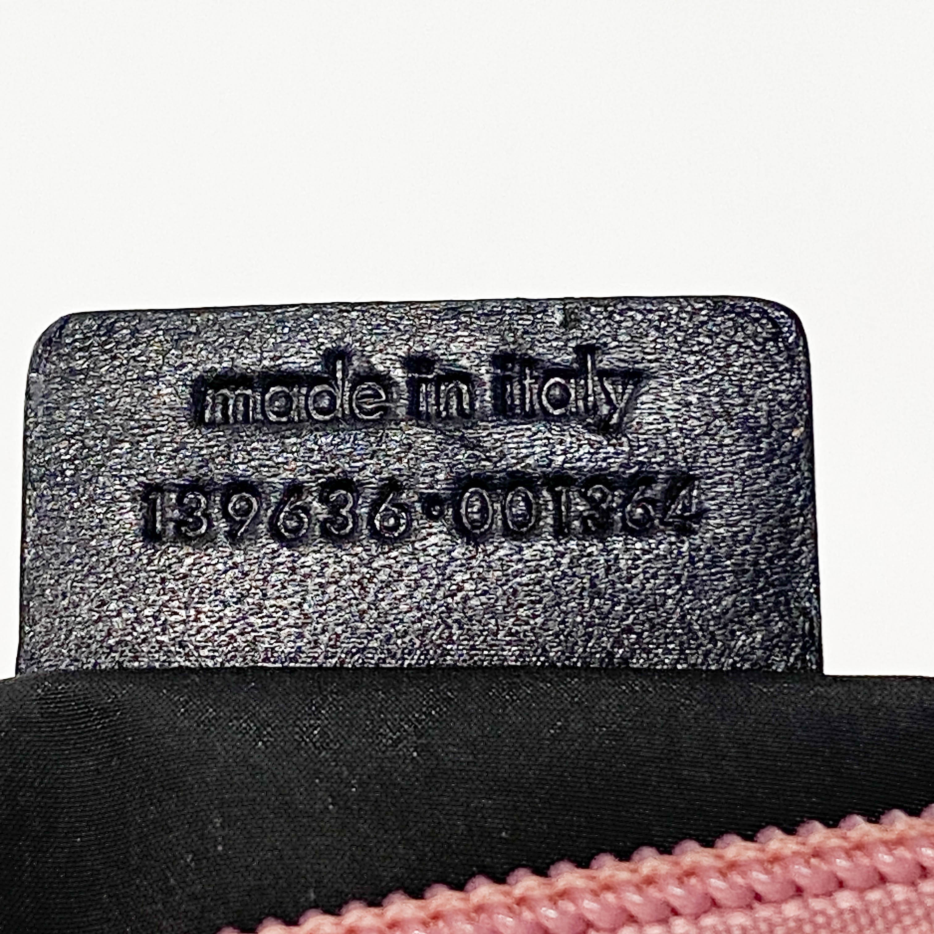 Mini Pink Canvas Shoulder Bag