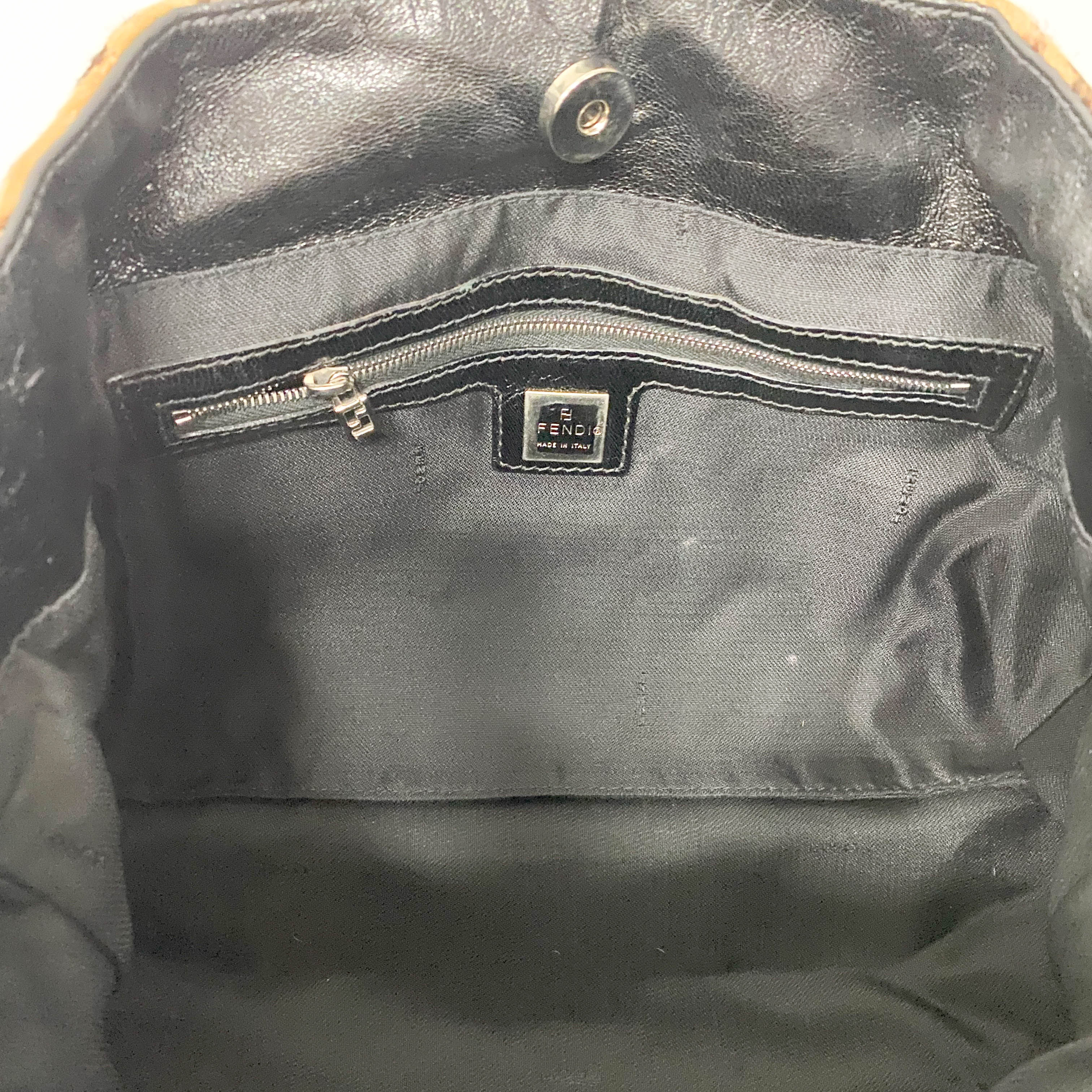 Yellow Jaguar Print Pony Hair Hand Bag