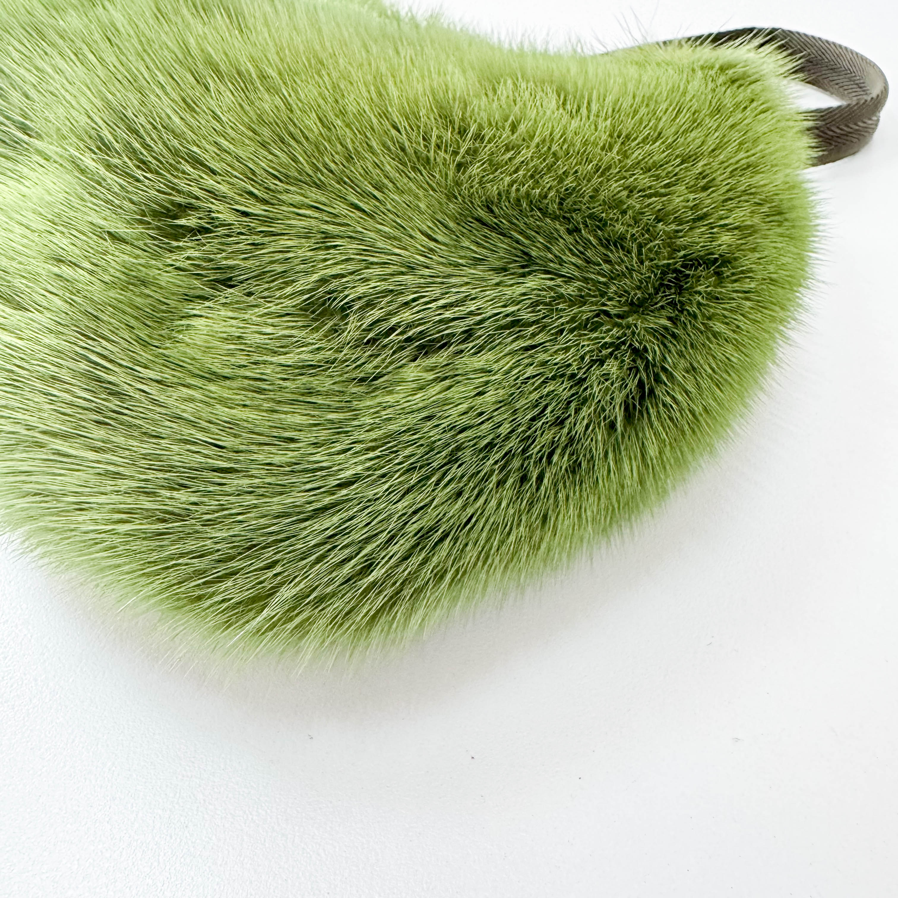 Mini Green Fur Shoulder Bag