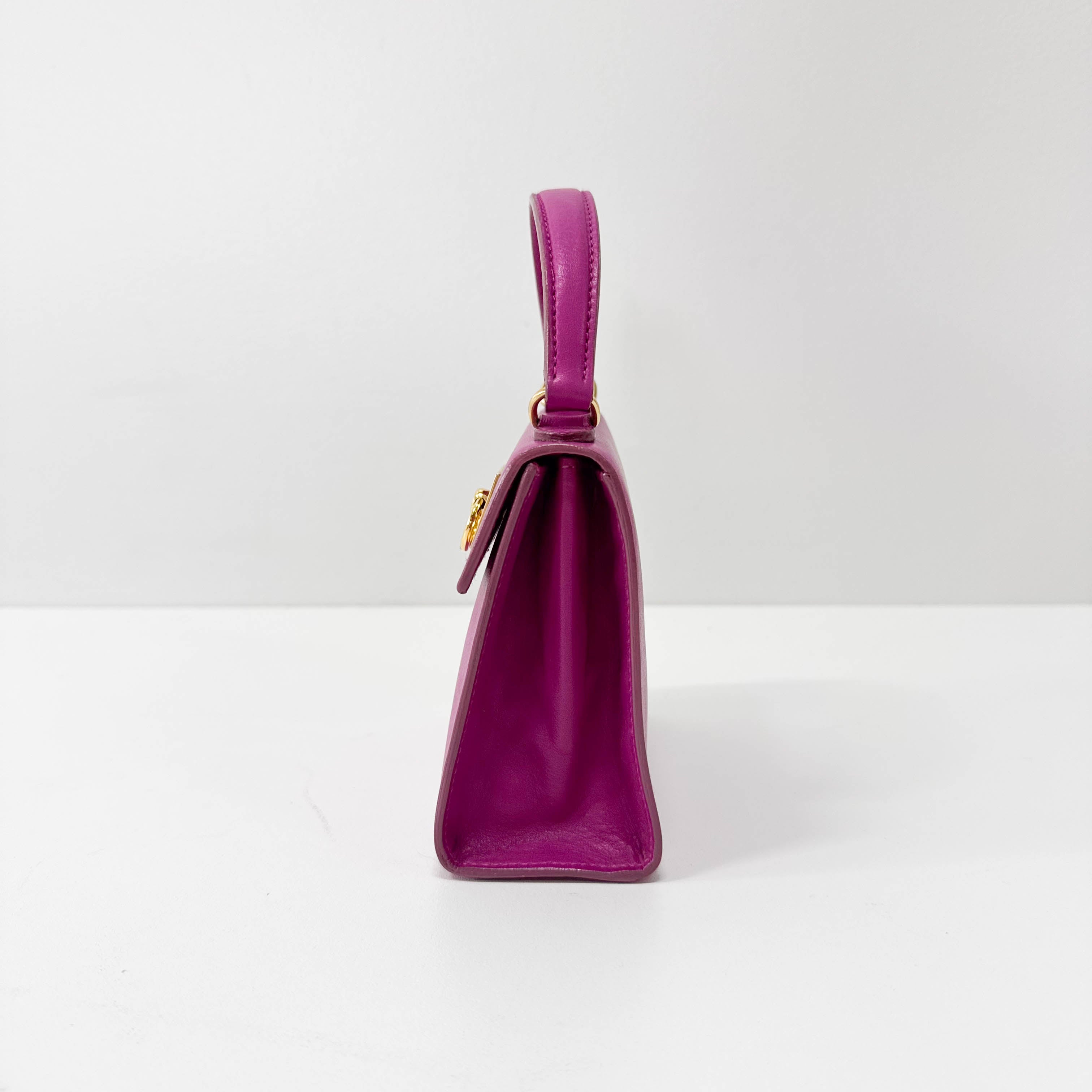 Mini Gancini Pink Shoulder Bag