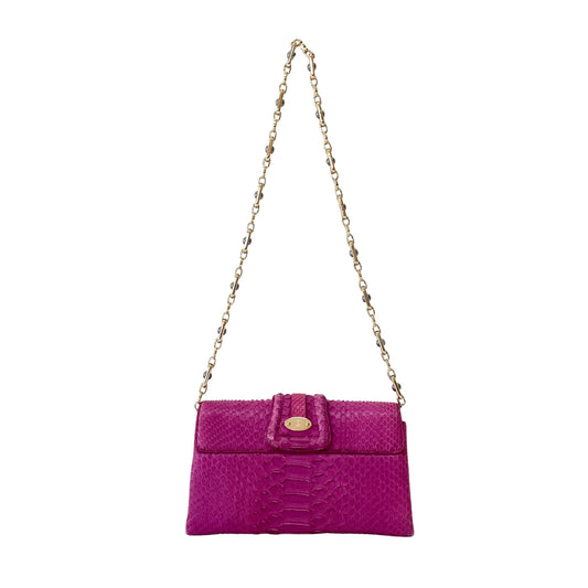 Triomphe Mini Pink Leather Shoulder Bag