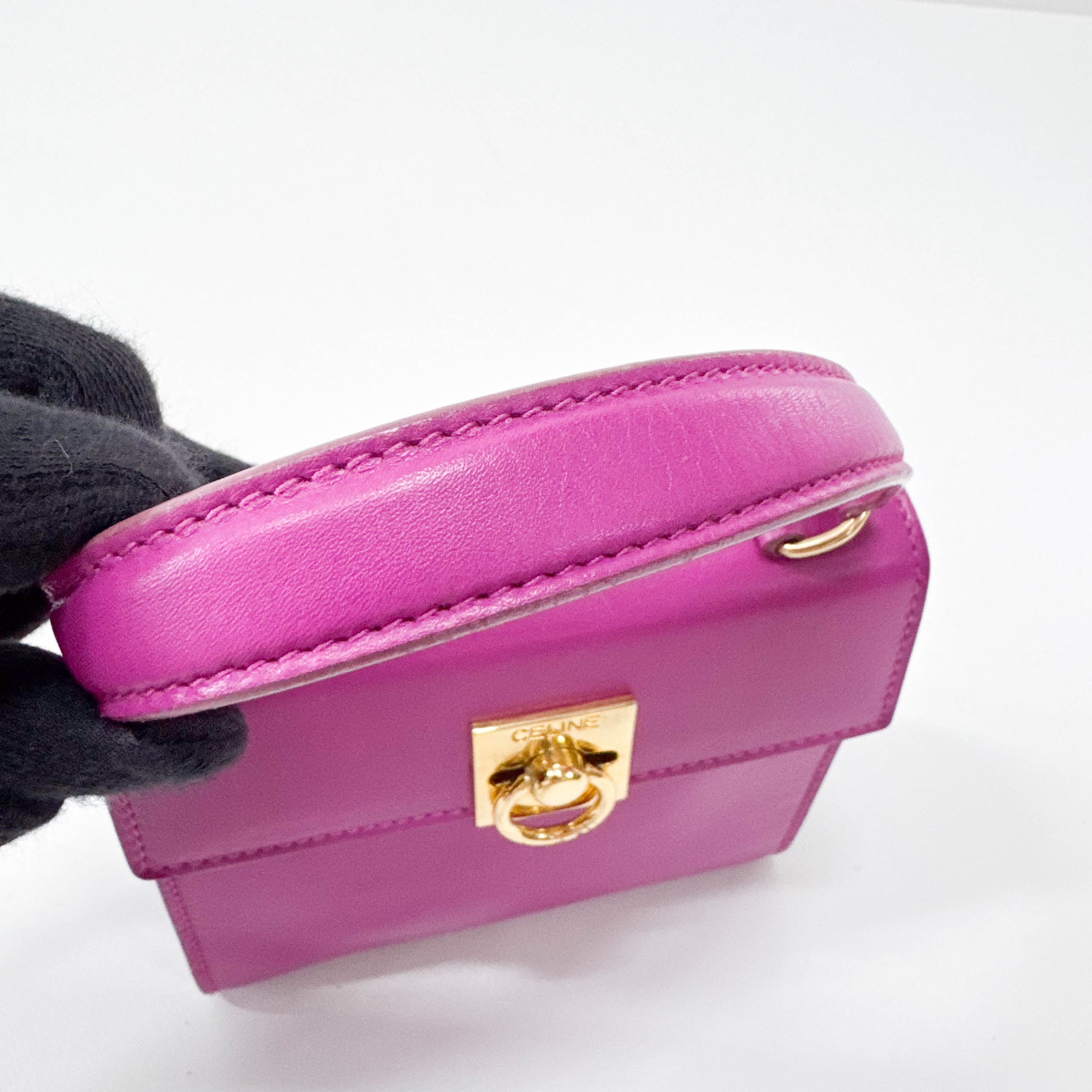Mini Gancini Pink Shoulder Bag