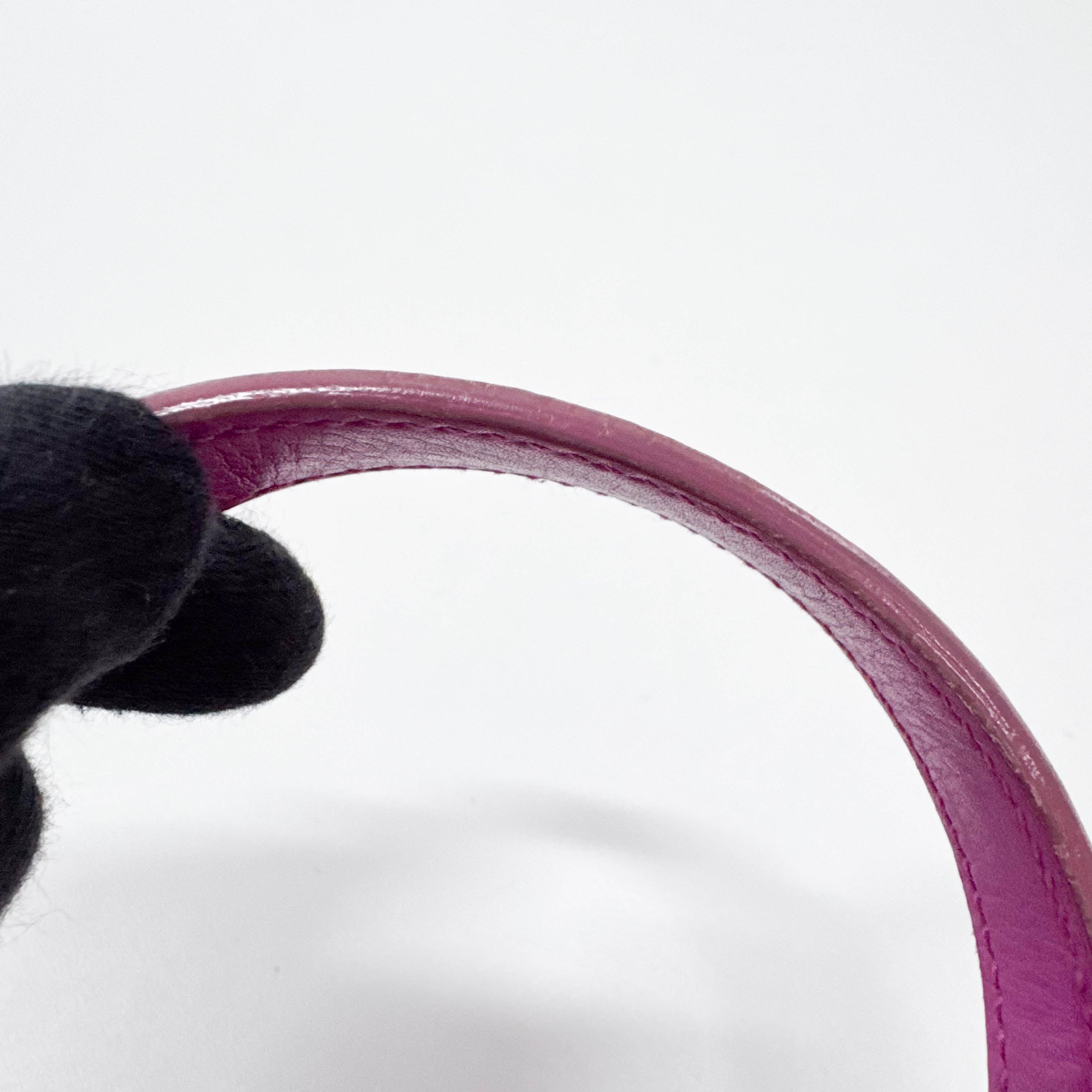 Mini Gancini Pink Shoulder Bag