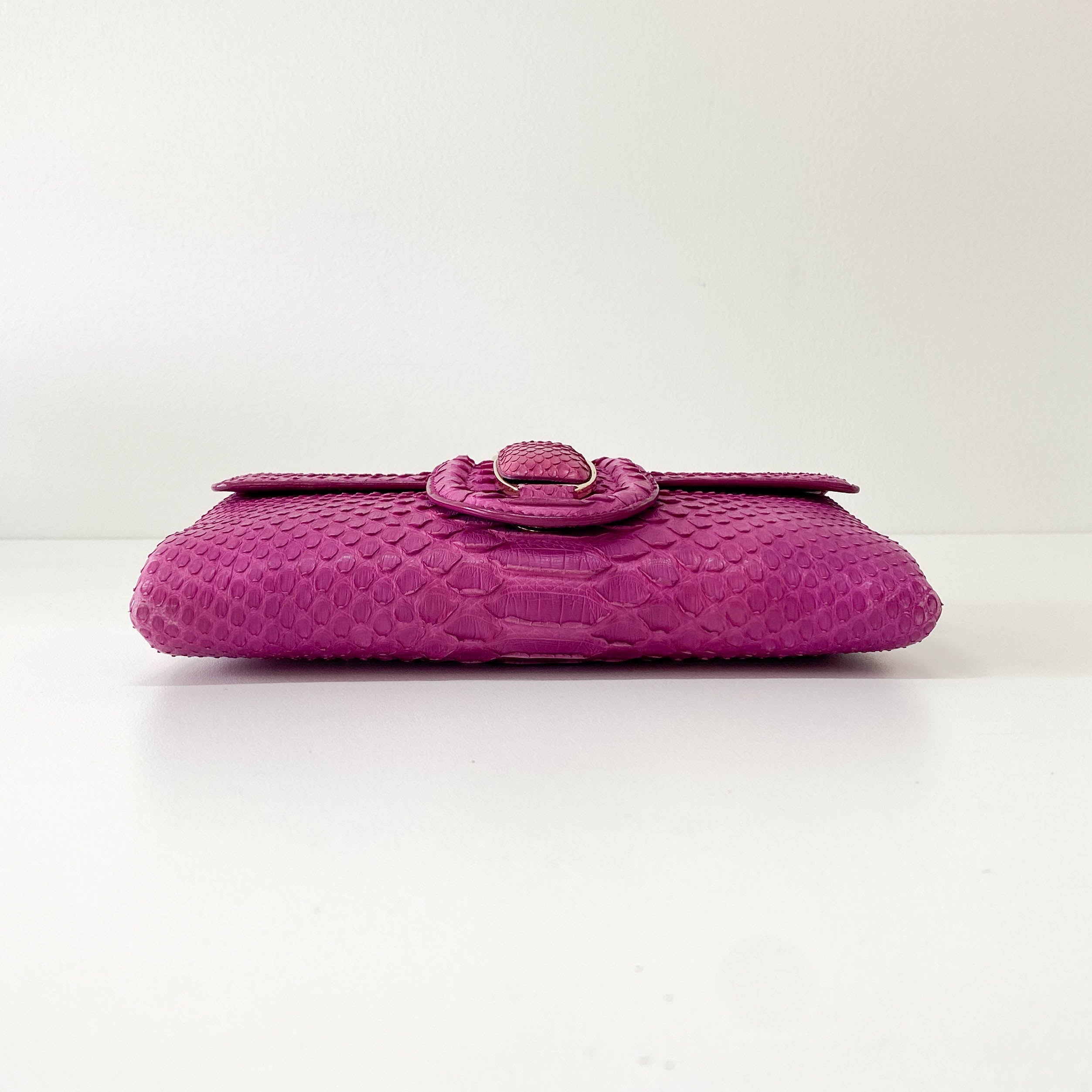 Triomphe Mini Pink Leather Shoulder Bag