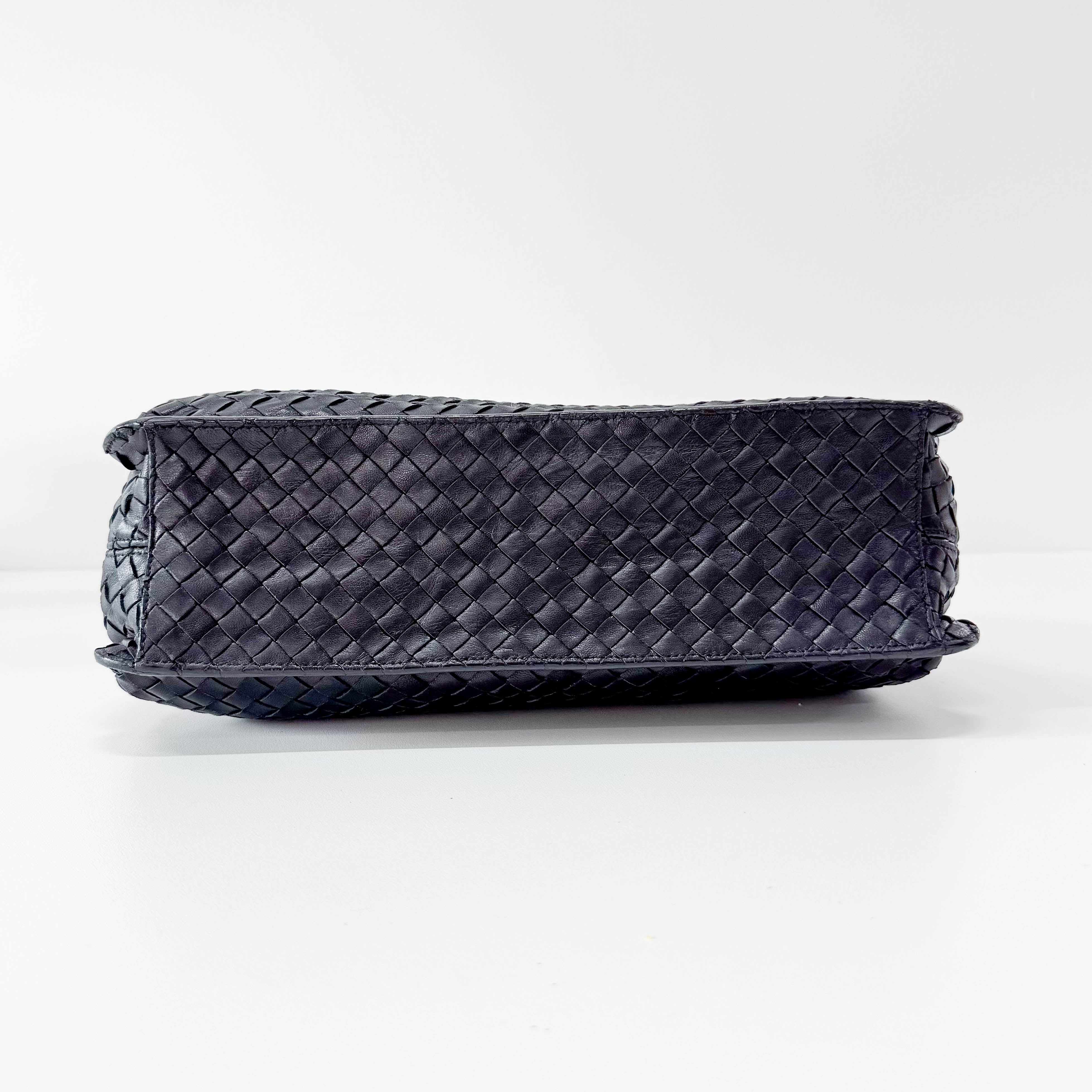 Black Leather Shoulder Bag