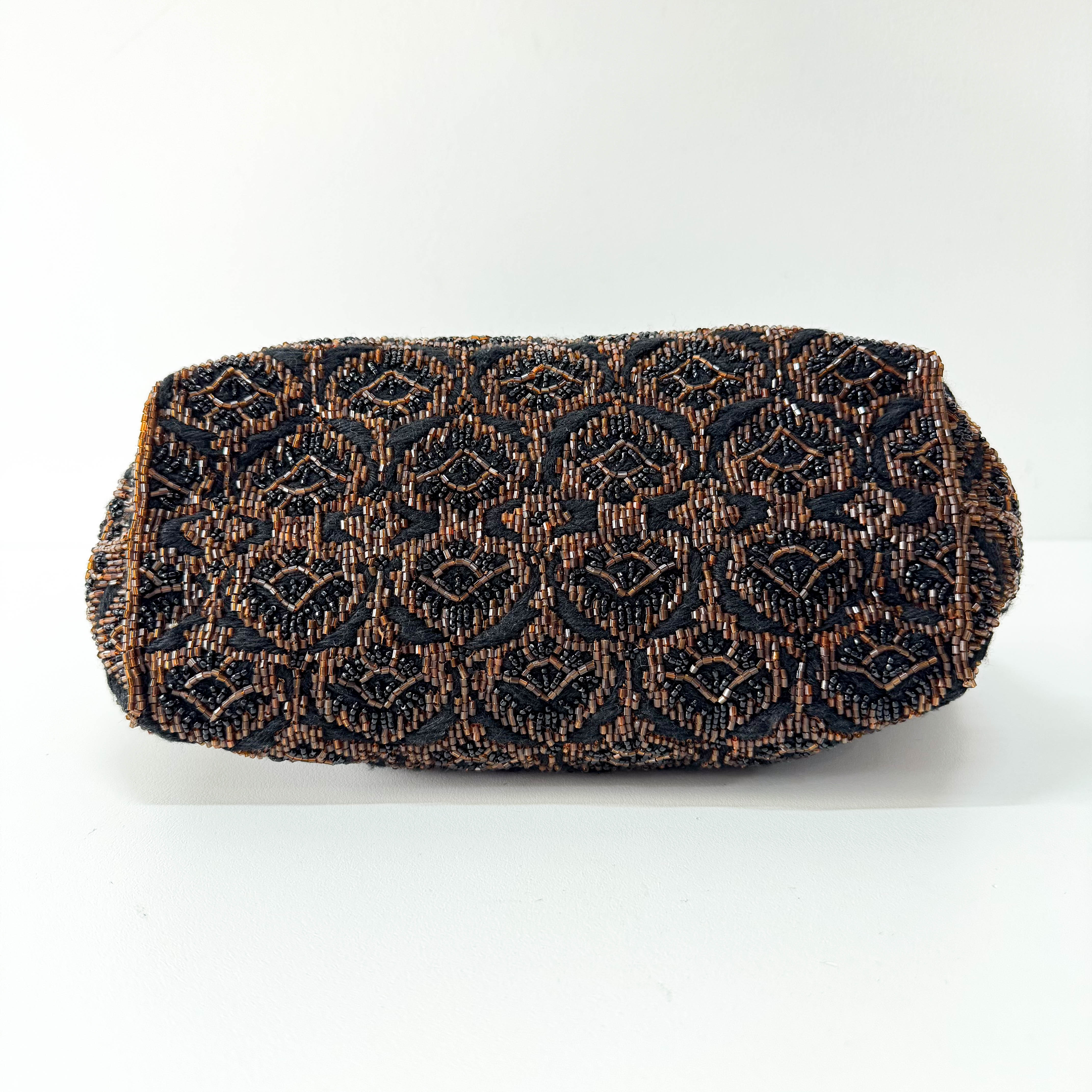 Brown Beads Tote Bag