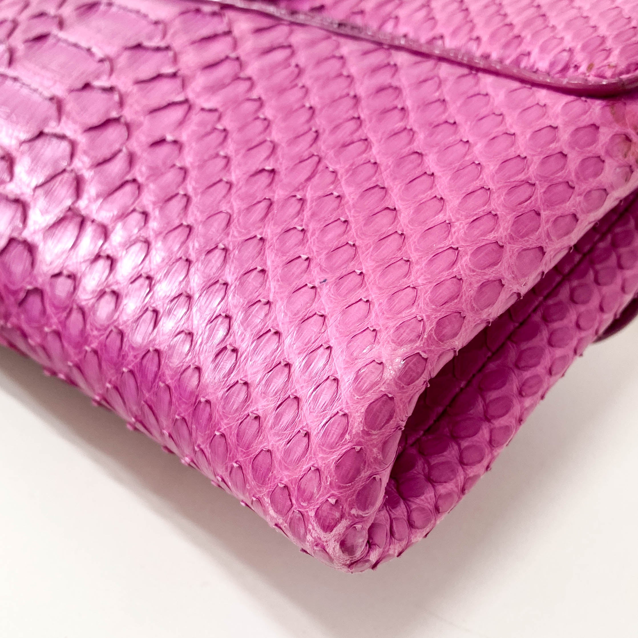 Triomphe Mini Pink Leather Shoulder Bag