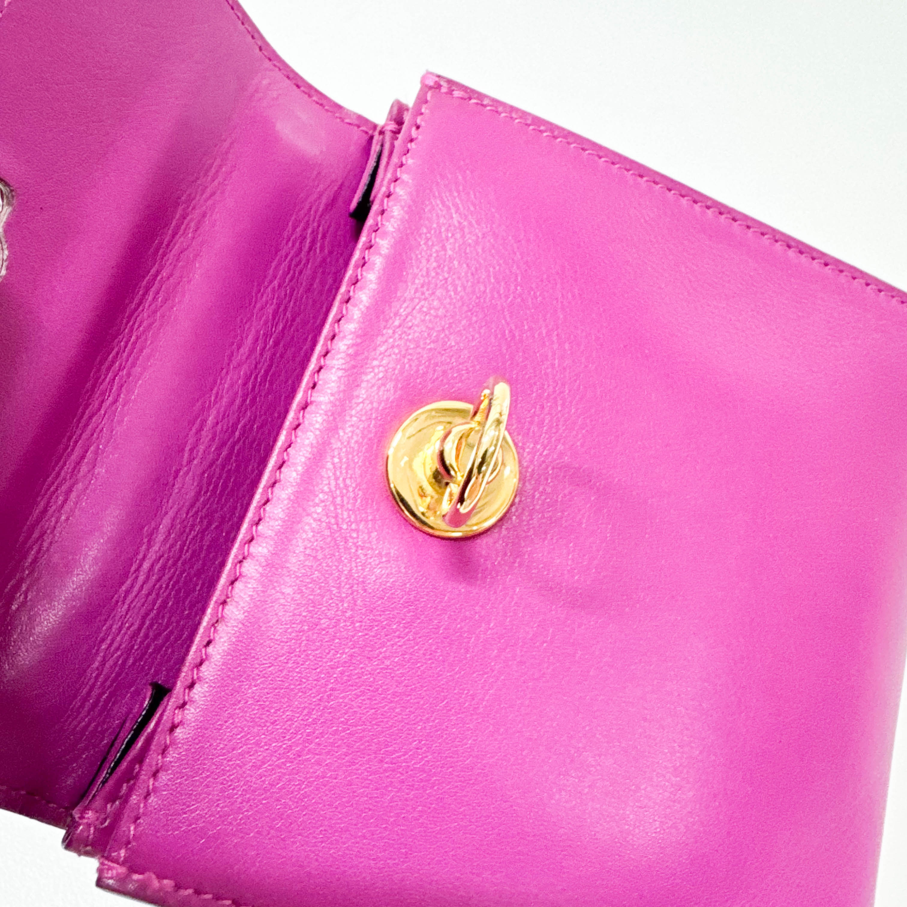 Mini Gancini Pink Shoulder Bag