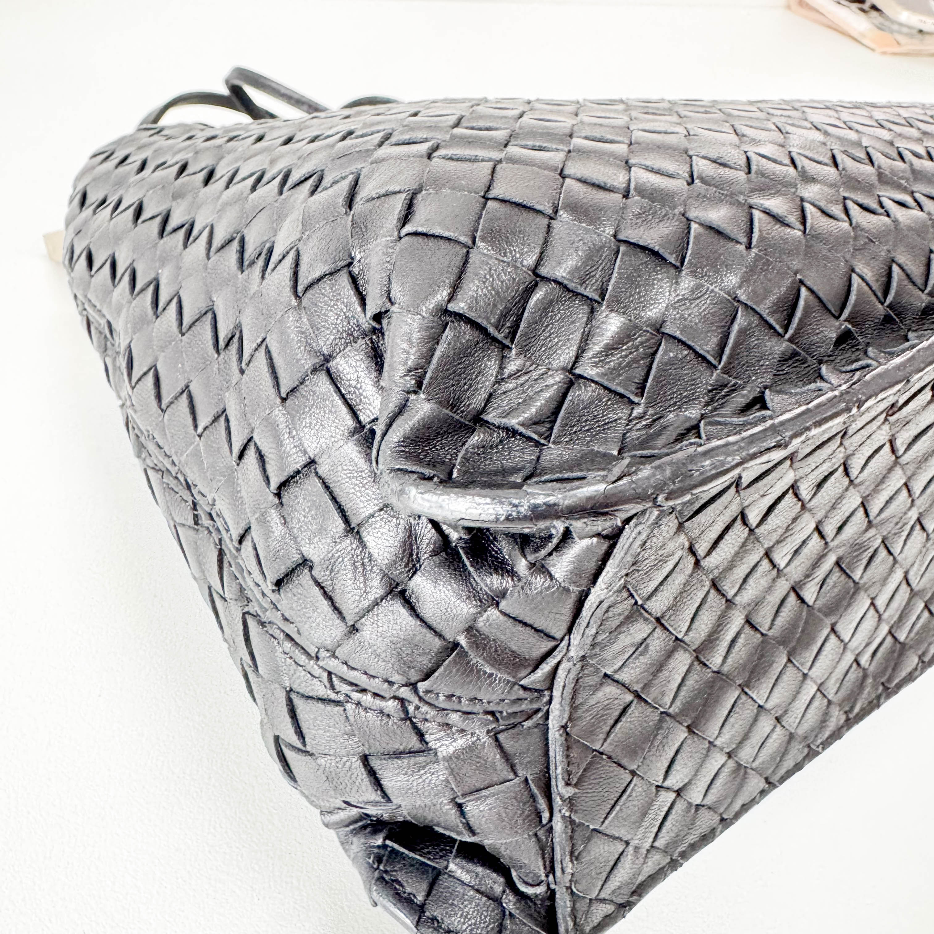 Black Leather Shoulder Bag