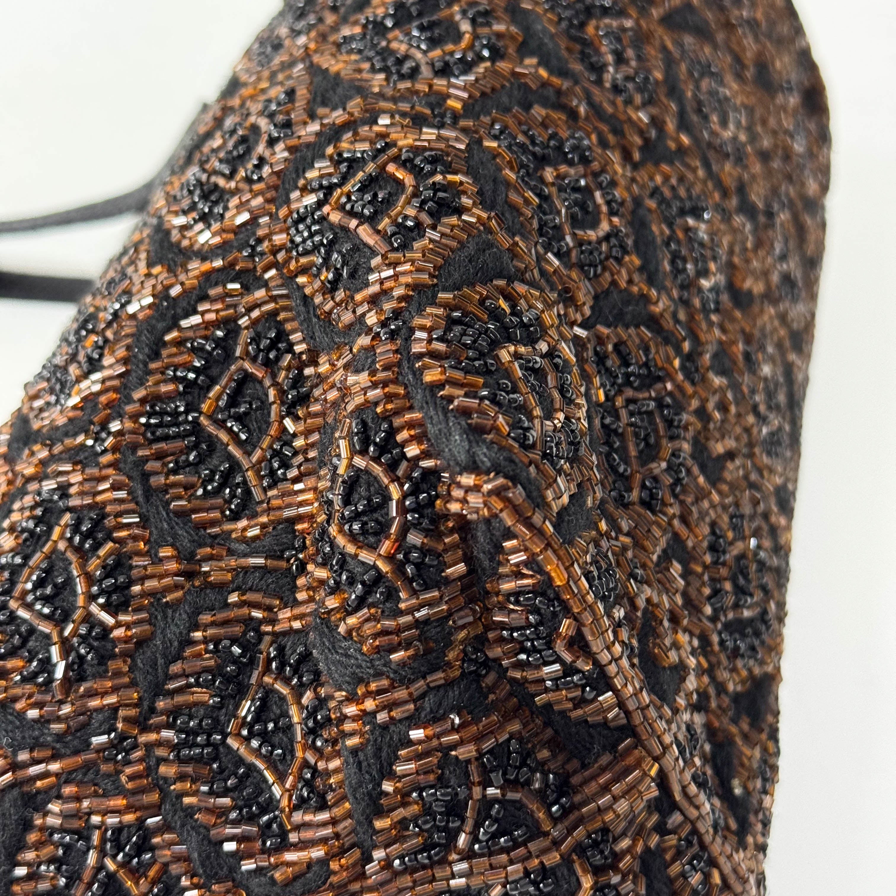 Brown Beads Tote Bag