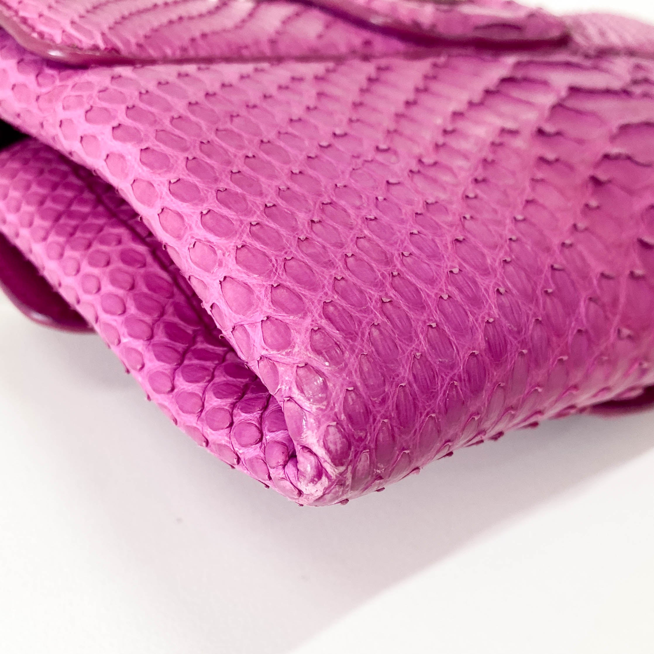 Triomphe Mini Pink Leather Shoulder Bag