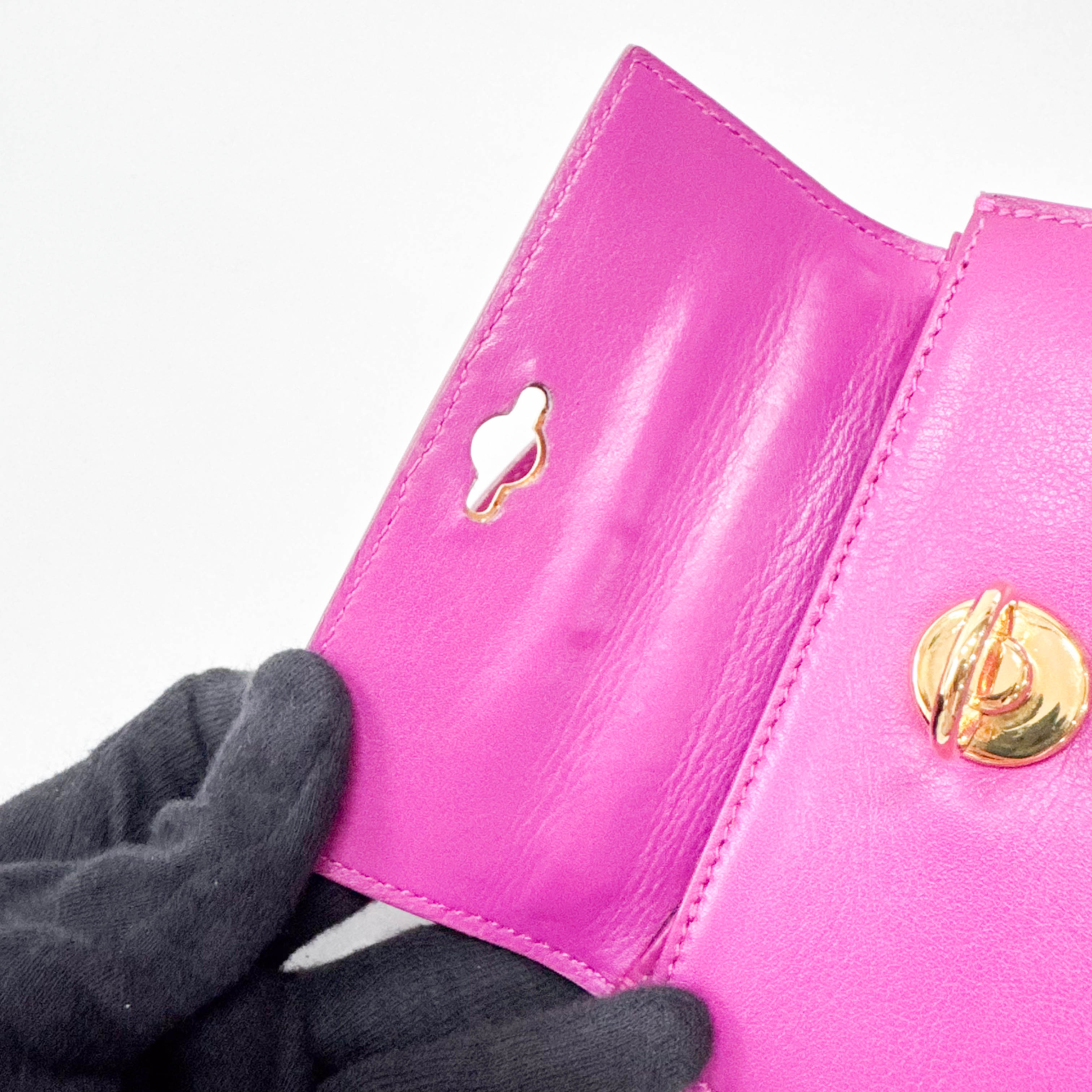 Mini Gancini Pink Shoulder Bag