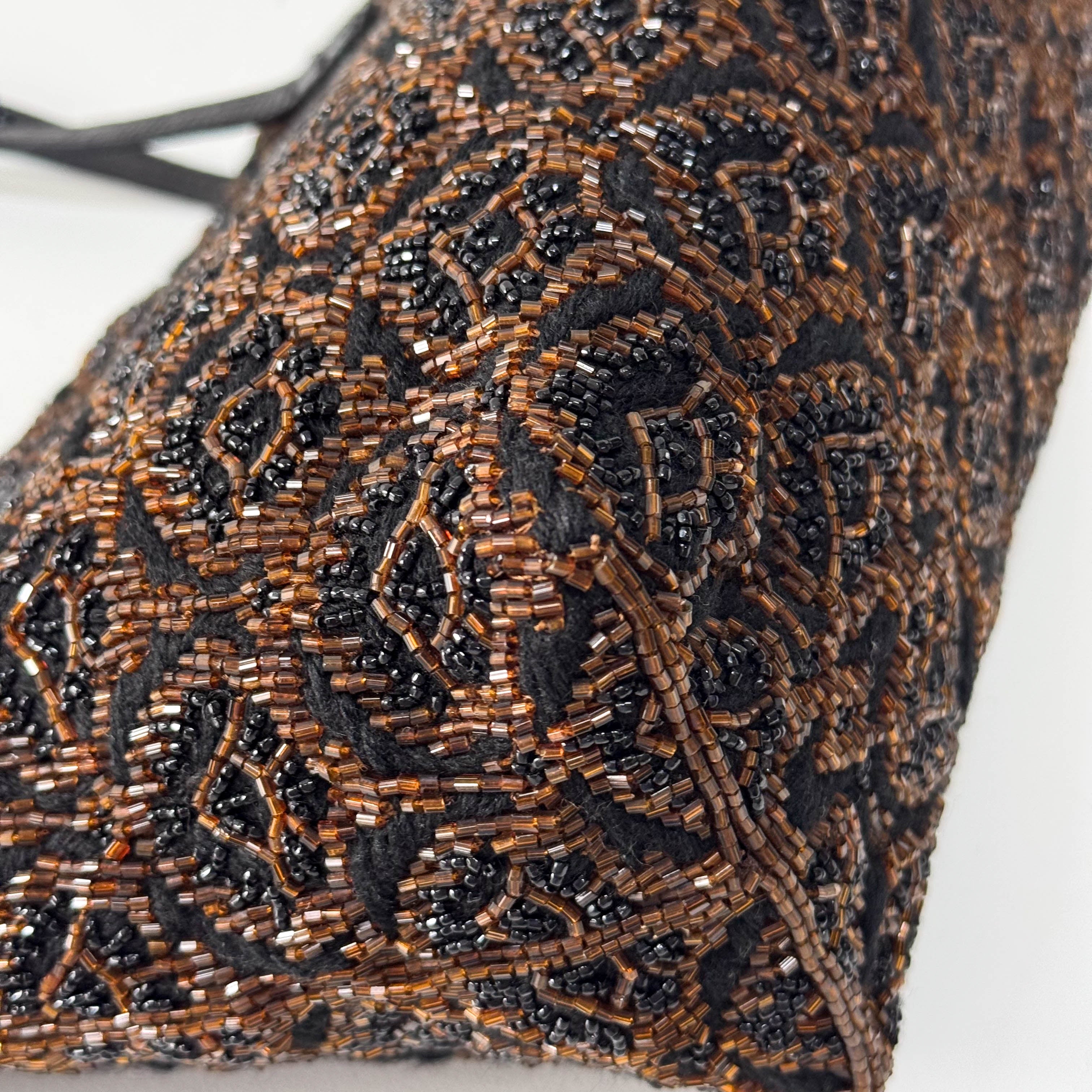 Brown Beads Tote Bag