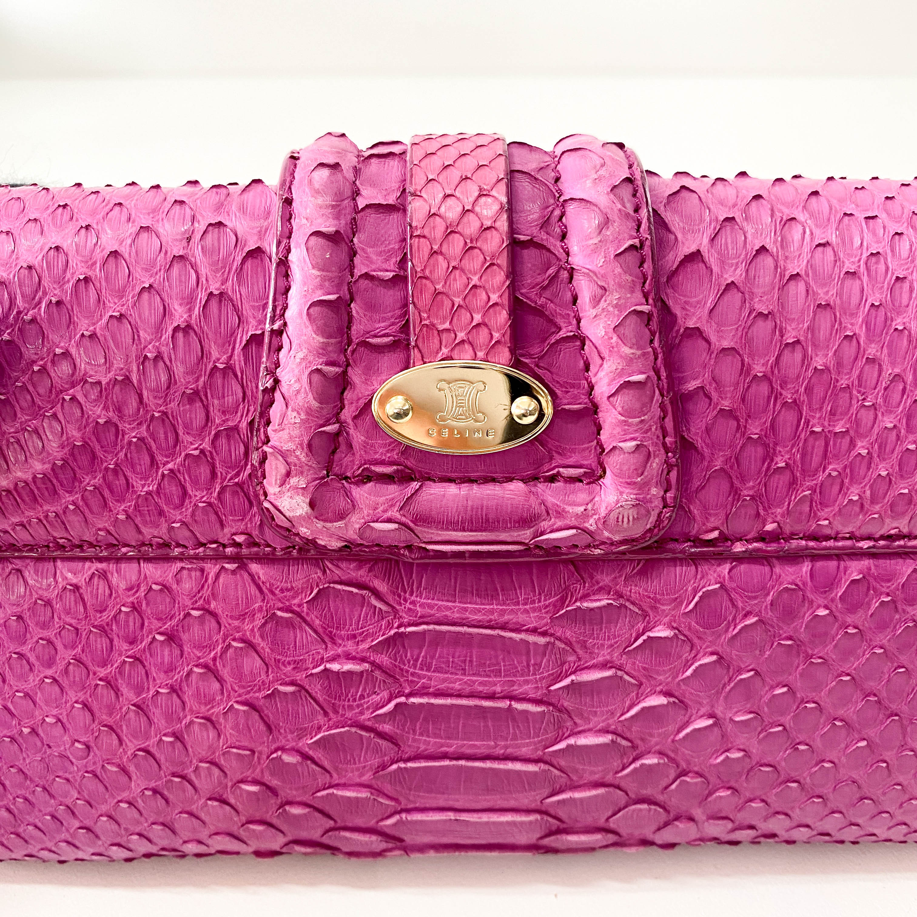 Triomphe Mini Pink Leather Shoulder Bag