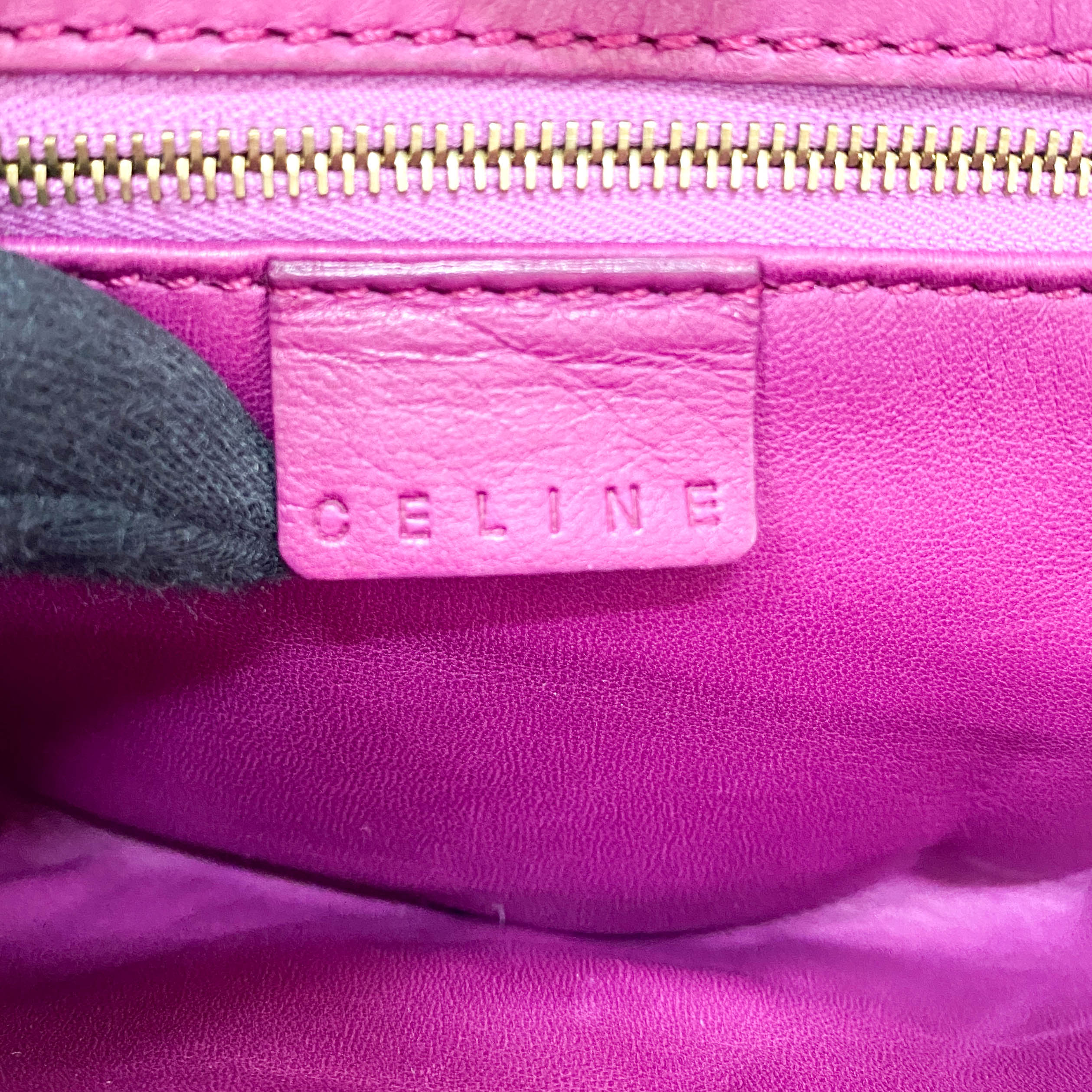 Triomphe Mini Pink Leather Shoulder Bag