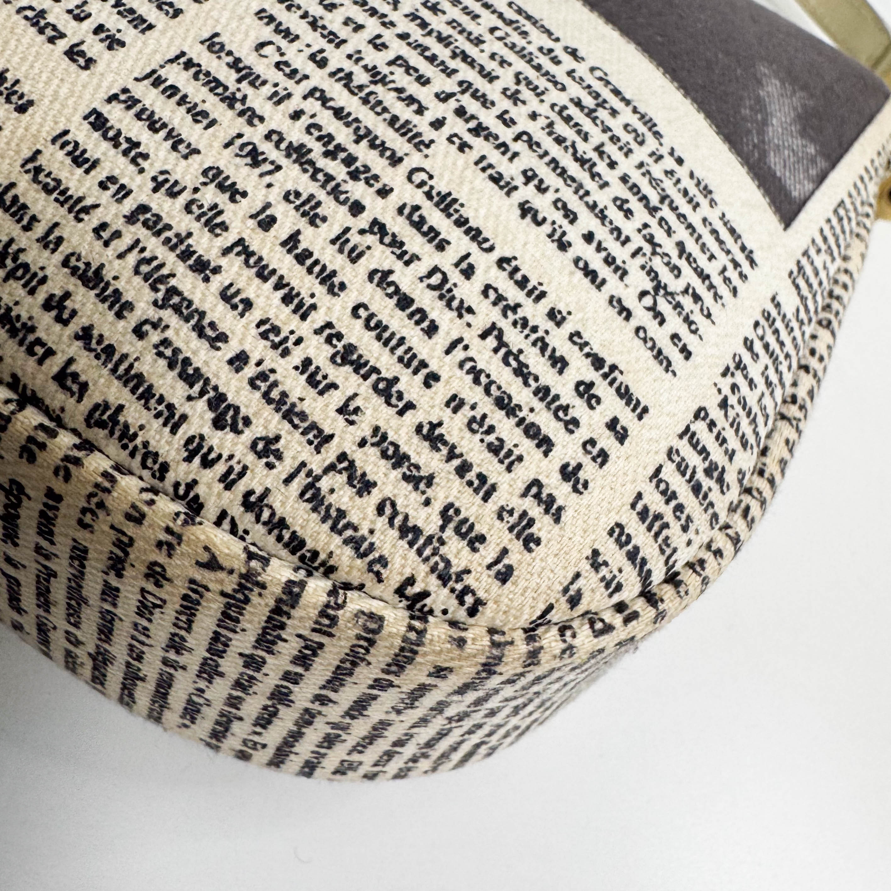 Archive Malice Pearl News Paper Shoulder Bag