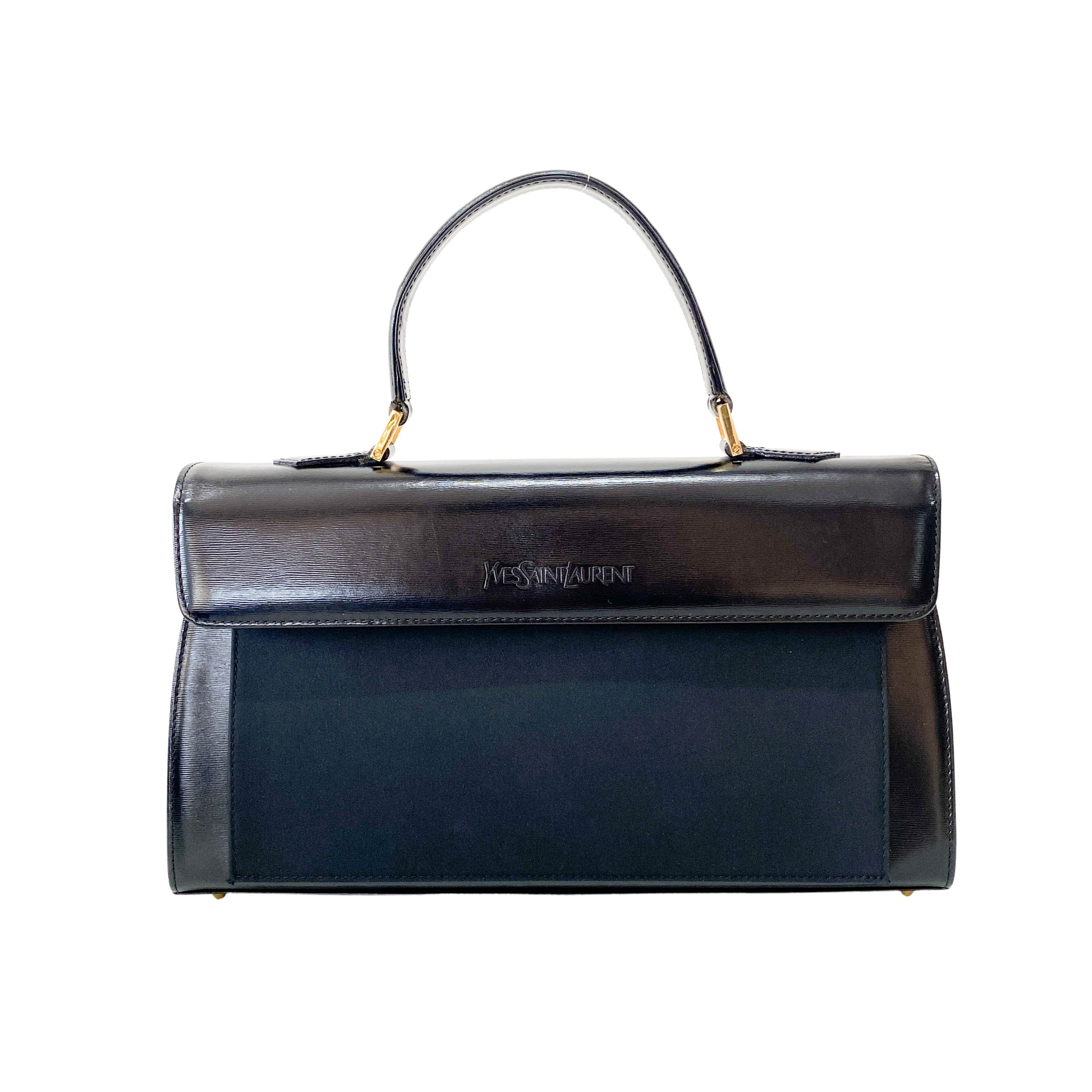 Black Leather Handbag