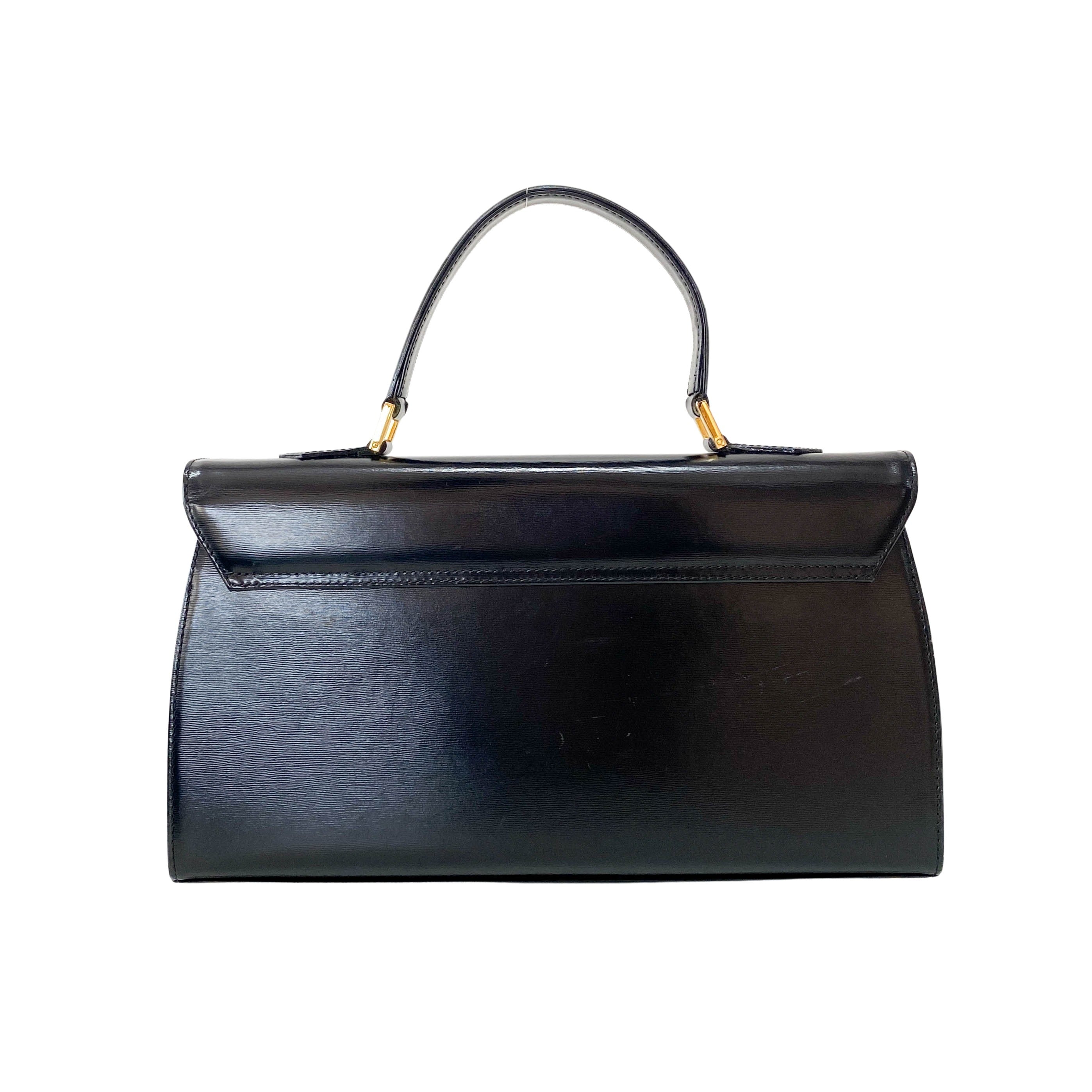 Black Leather Handbag