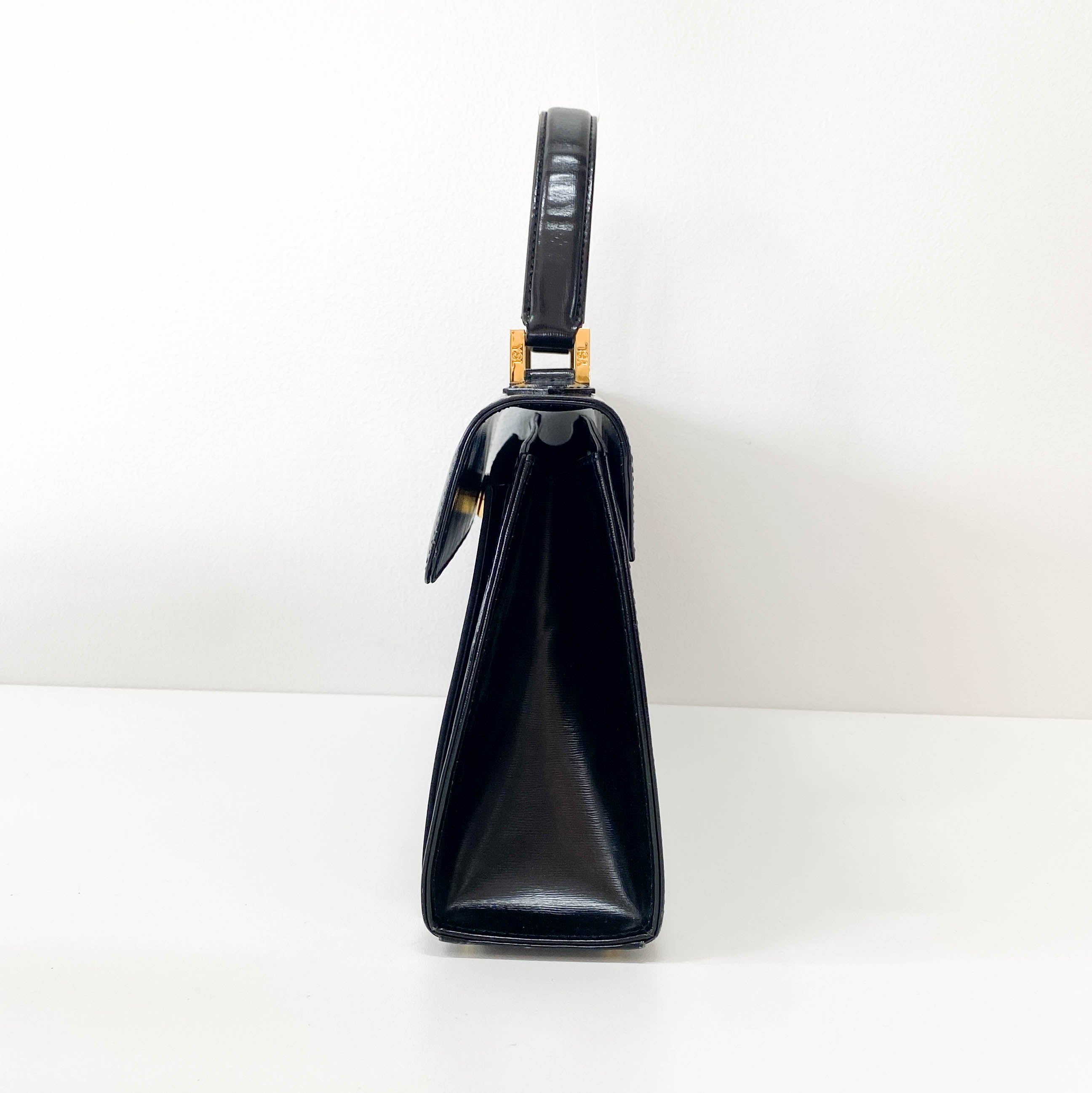 Black Leather Handbag