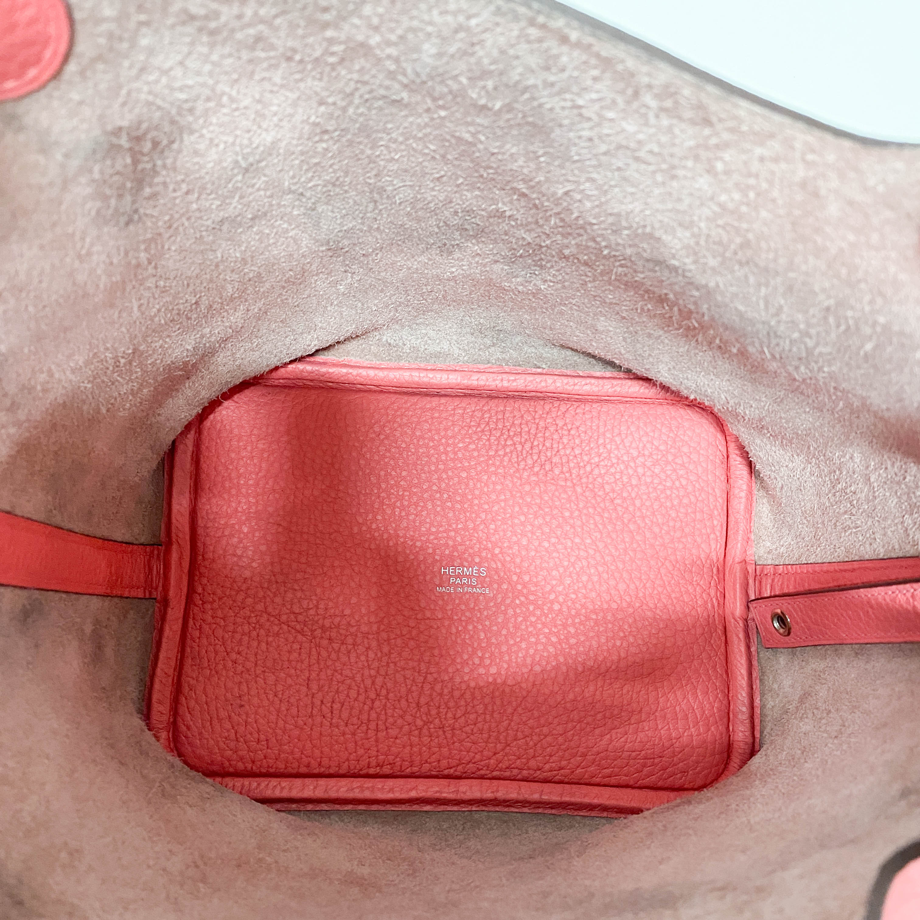 Picotin Lock 18PM Pink Leather Shoulder Bag