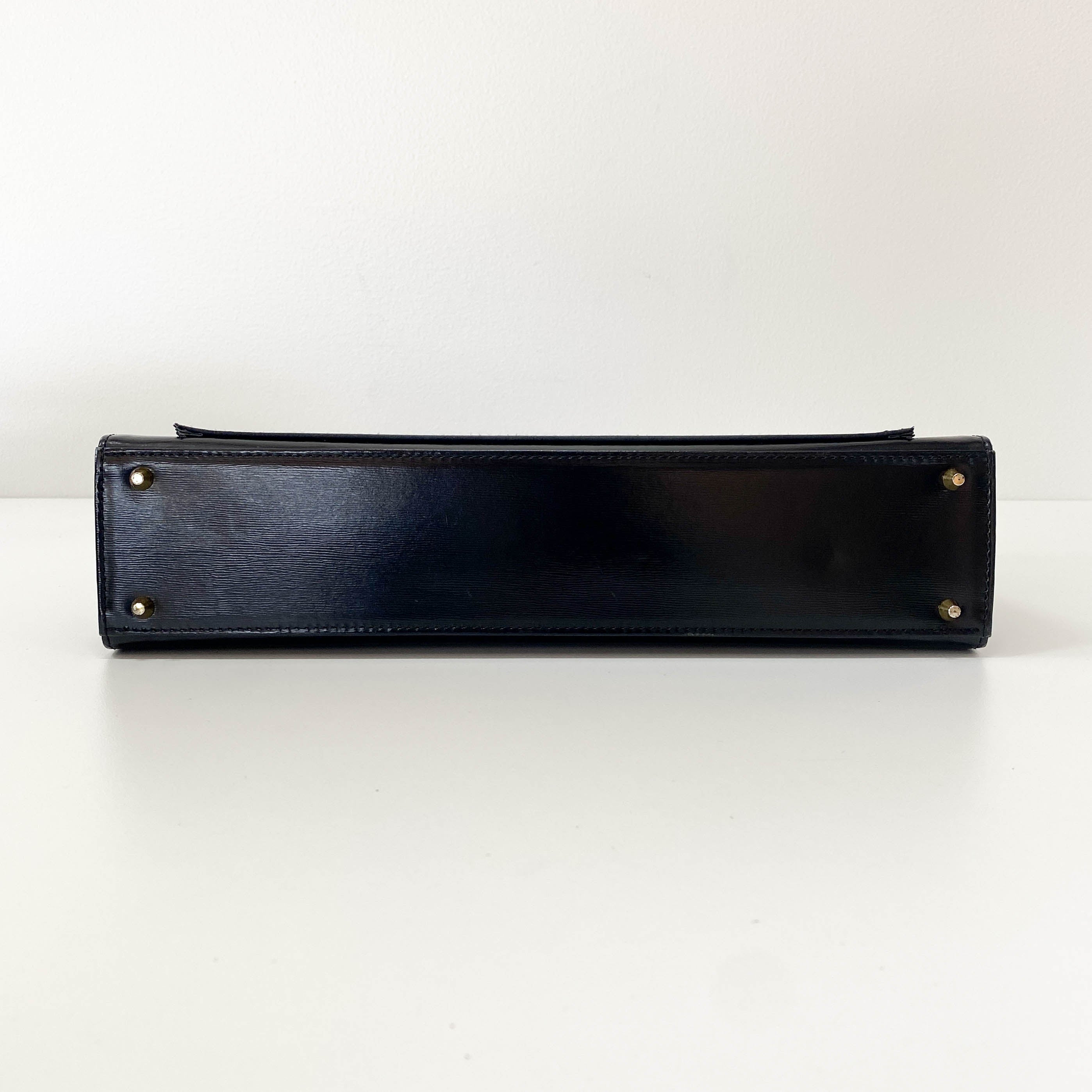 Black Leather Handbag