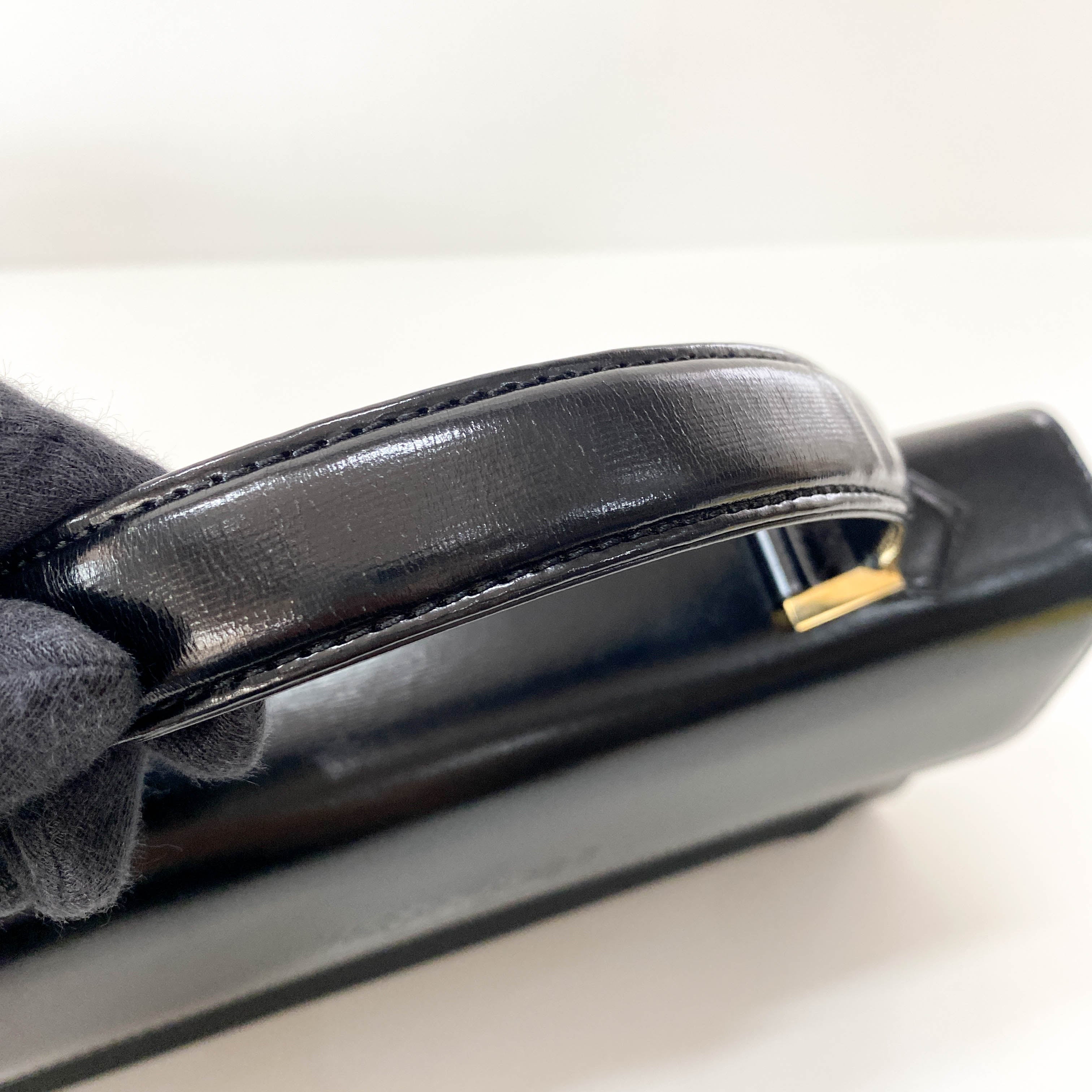 Black Leather Handbag