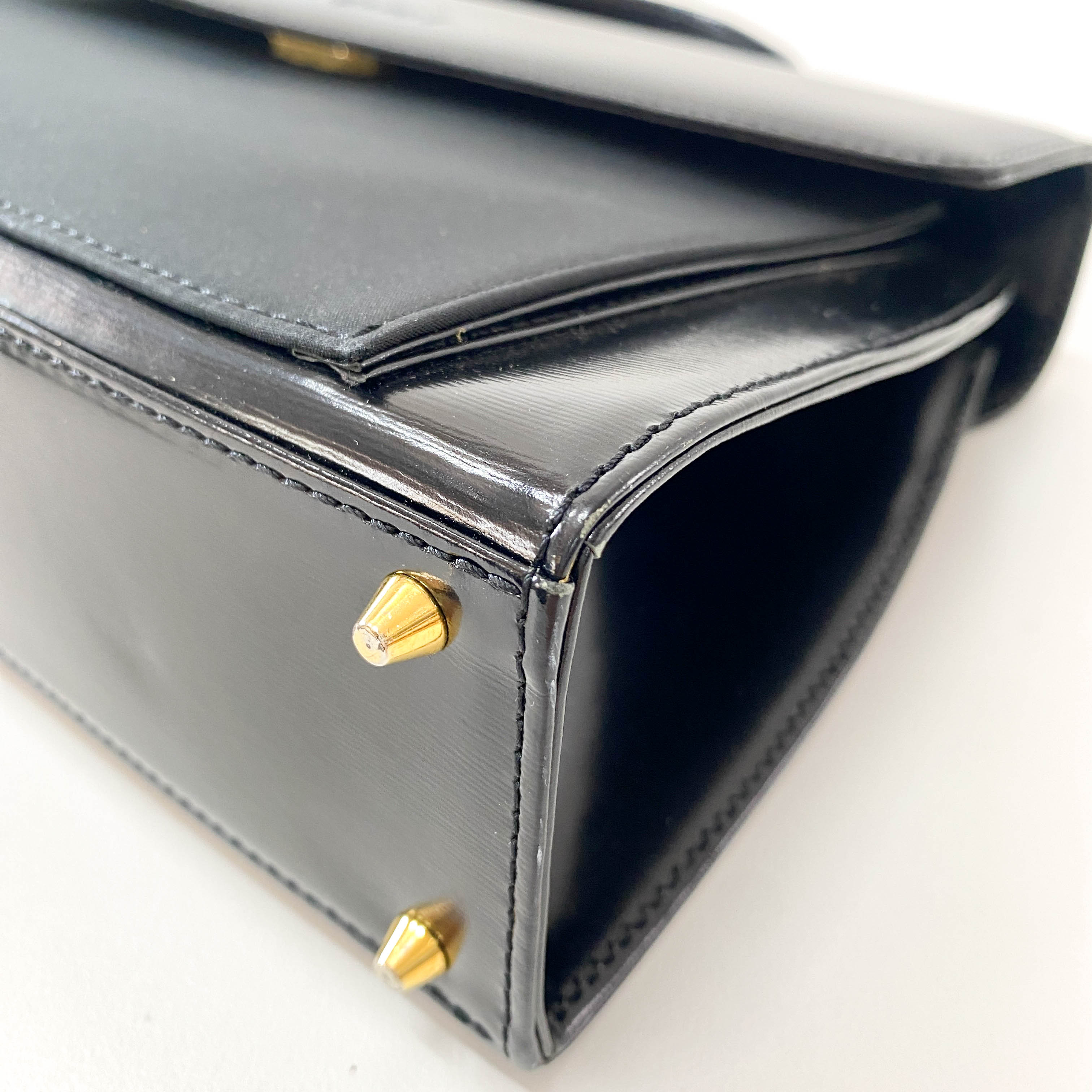 Black Leather Handbag