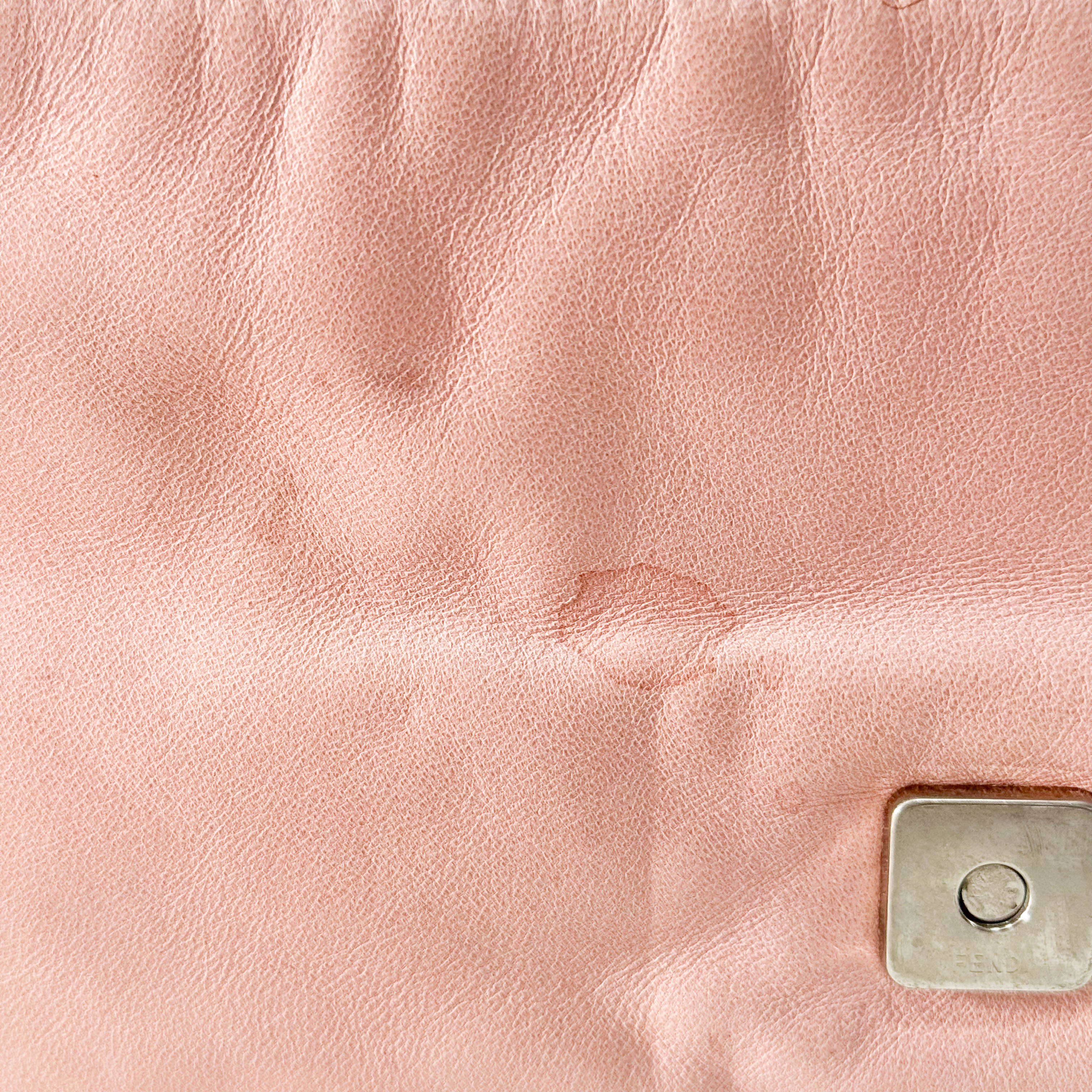 Baguette Pink Nappa Leather Shoulder Bag