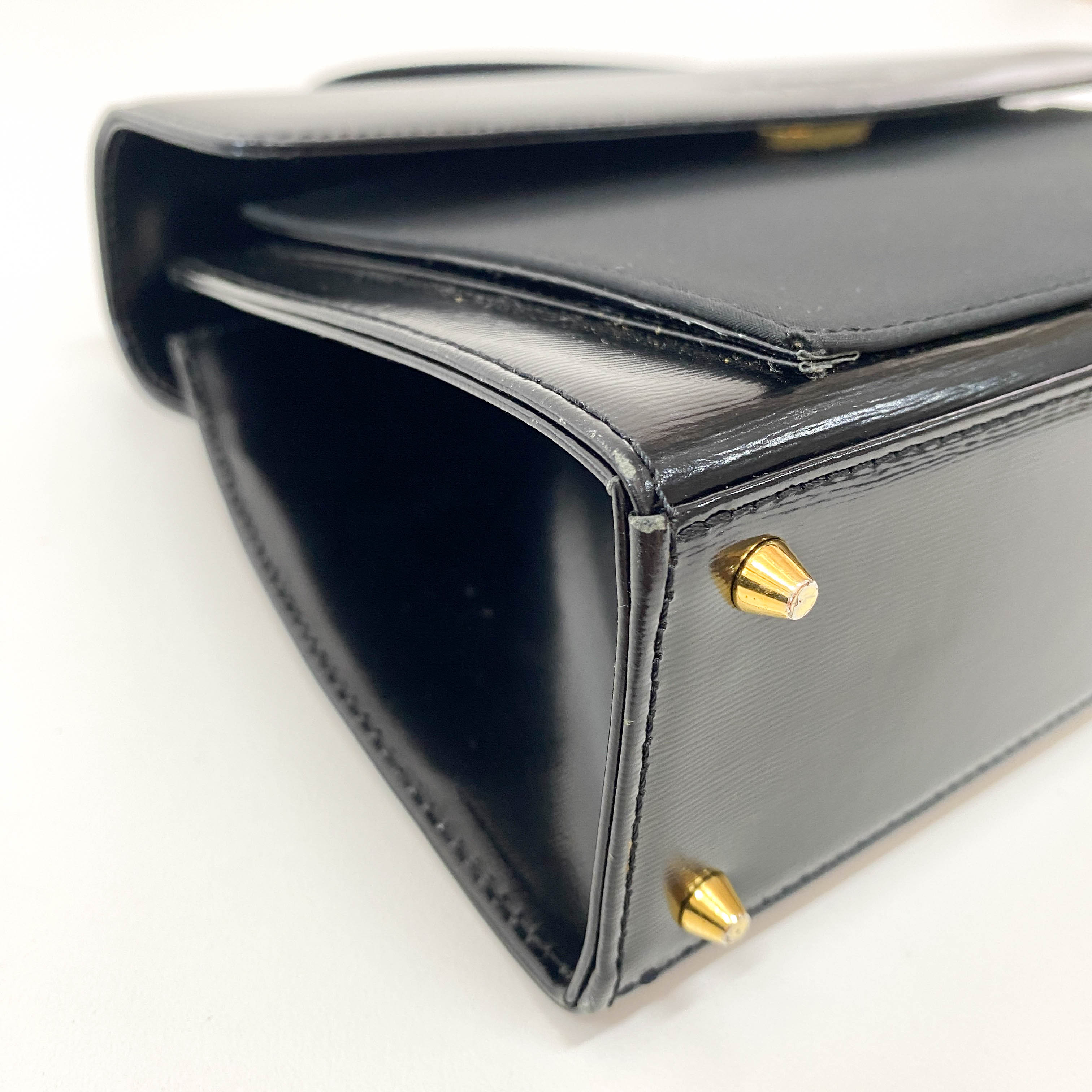 Black Leather Handbag